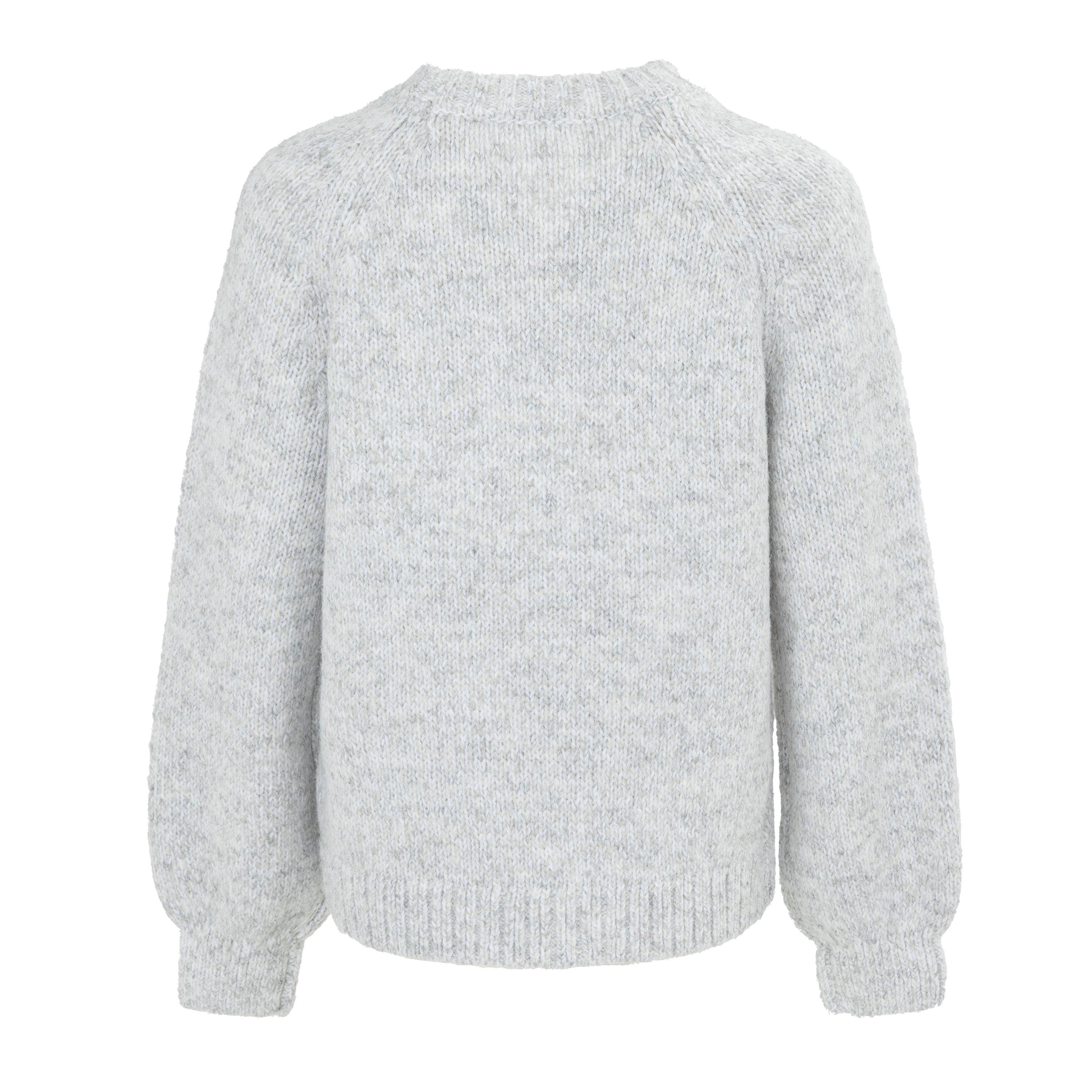 Grå - Miso - Blouson Jumper Women - 2