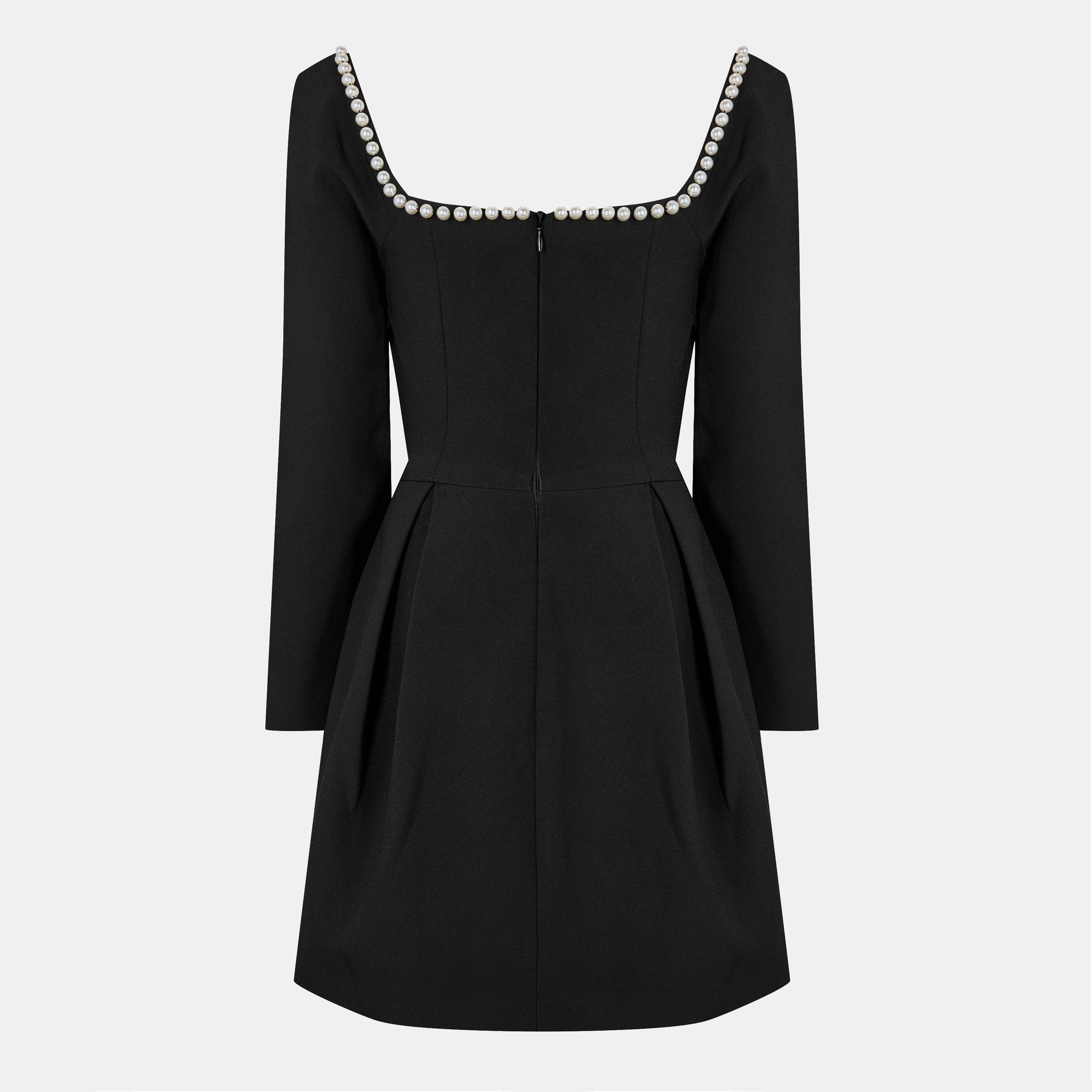 Black - Odd Muse - The Ultimate Muse Pearl Dress - 2