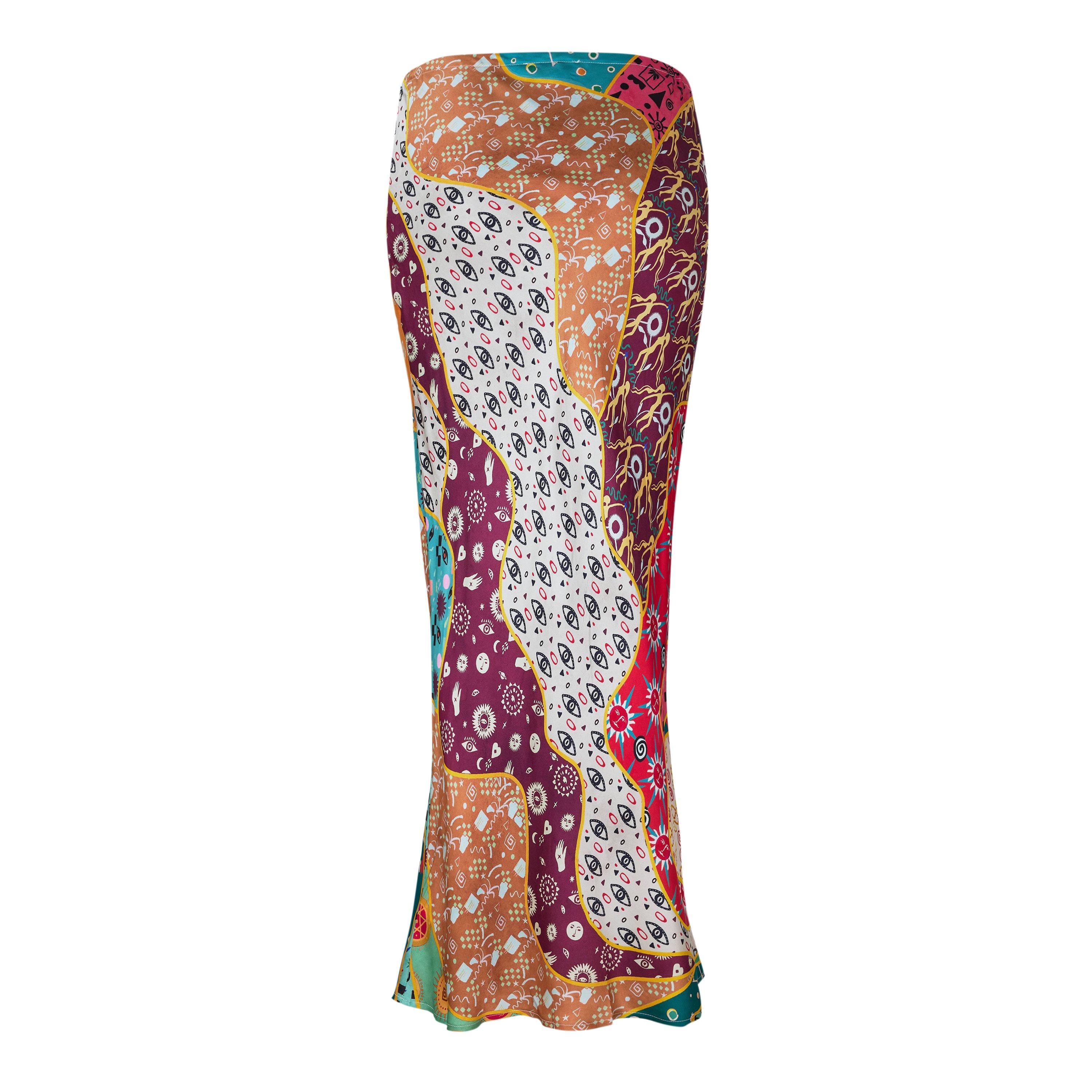Multi - Never Fully Dressed - Women's Maxi Skirt - 2