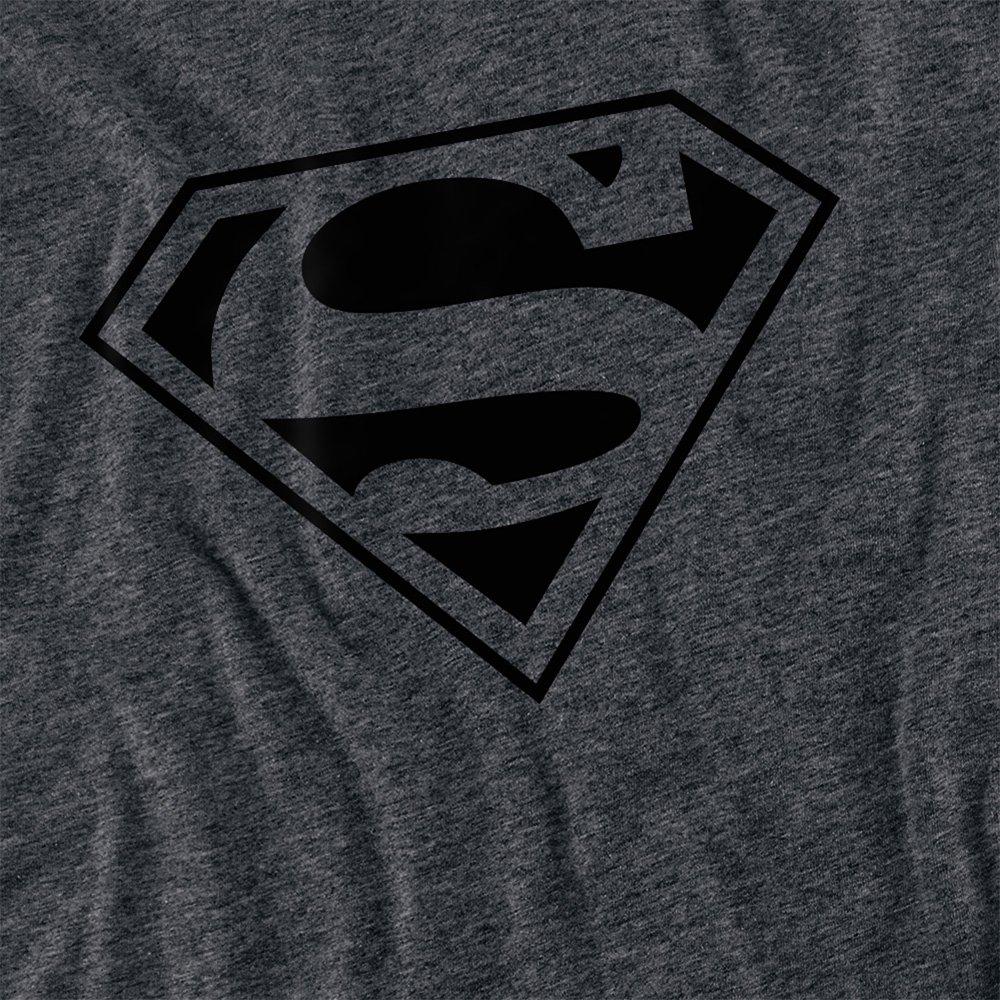 Dark Grey - DC Comics - Mono Superman Cotton T-shirt - 2