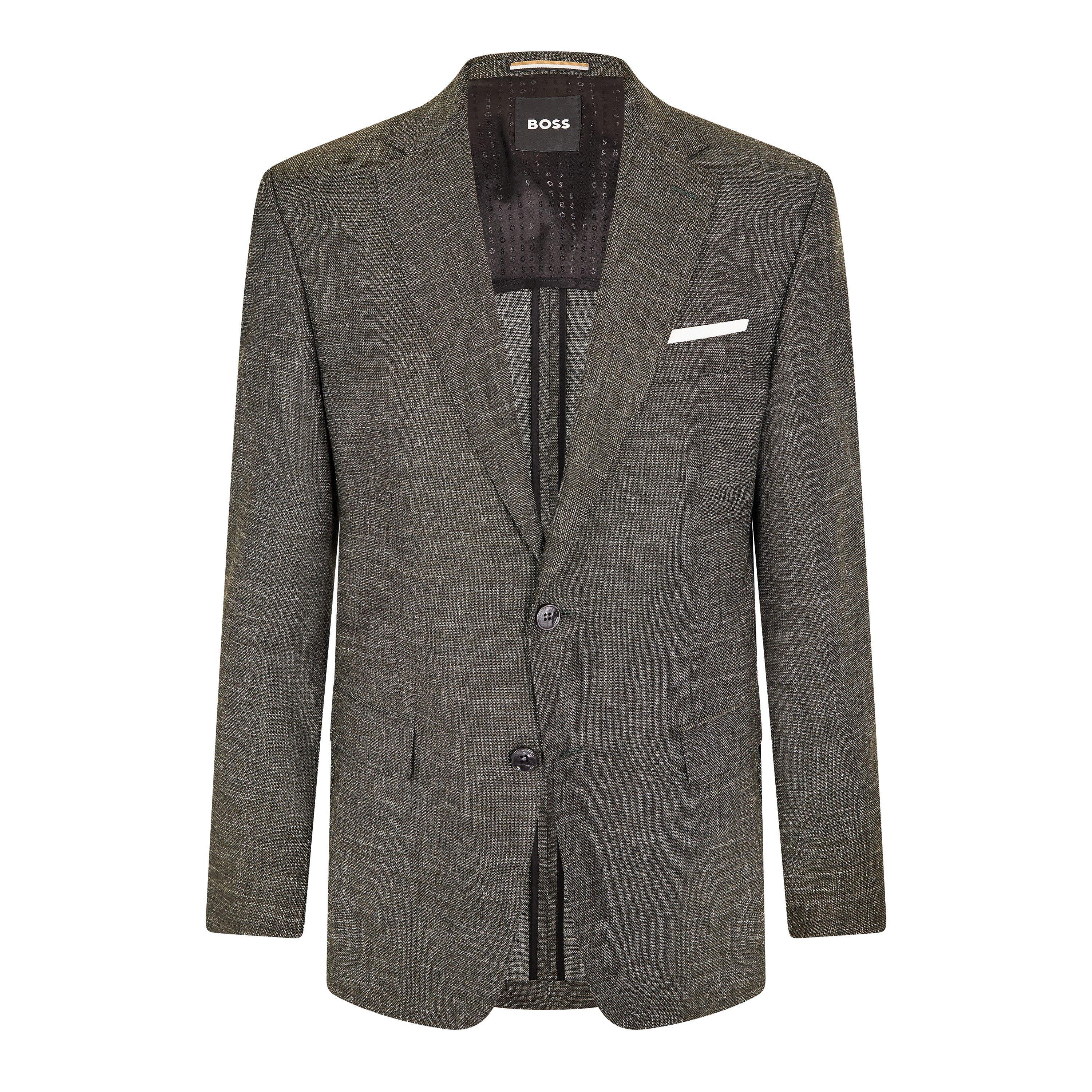 Boss Men's H Hutson Formal Jacket - Dark Green - 36 (46)