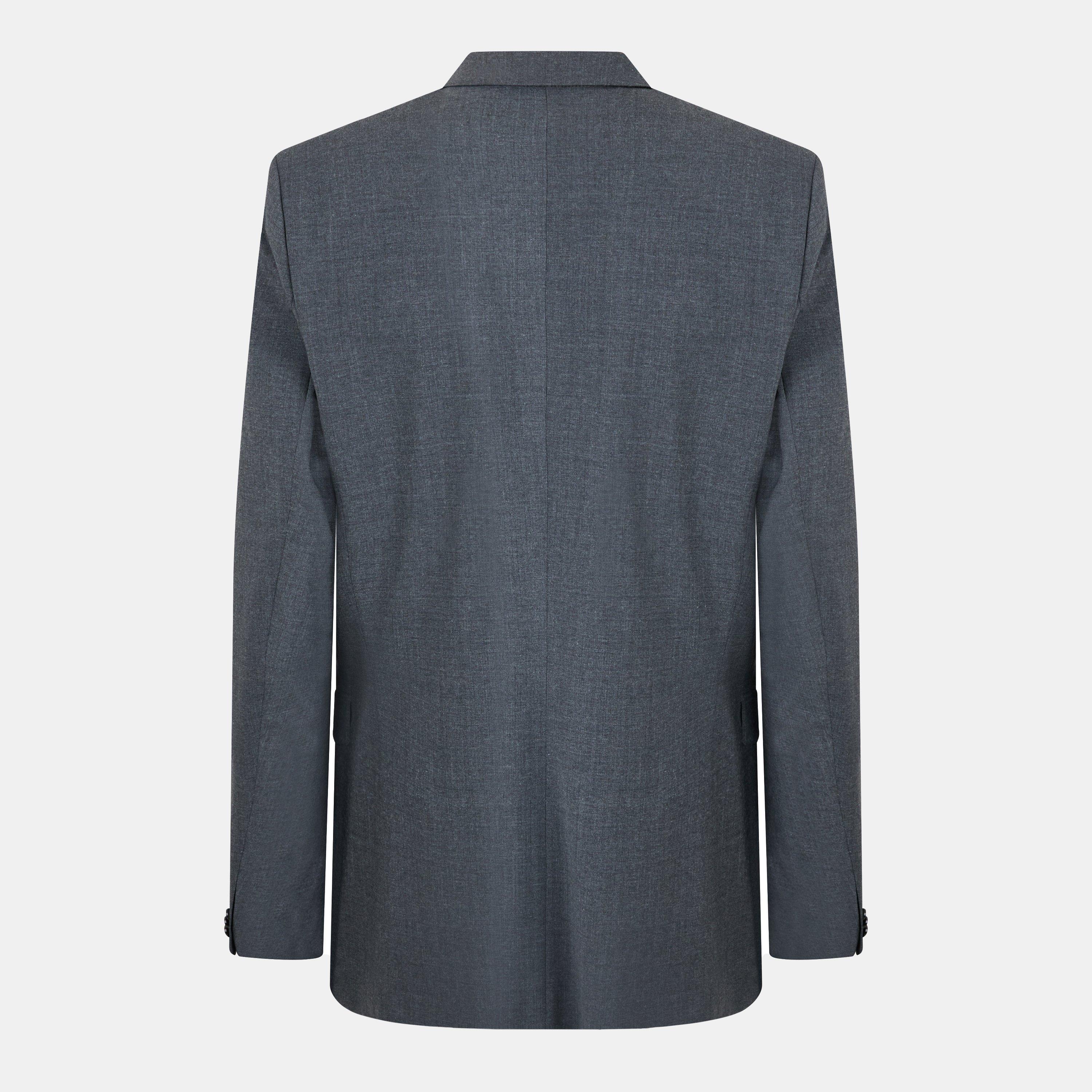 Dark Grey 028 - Hugo - Men's Tailored Fit Blazer - 2
