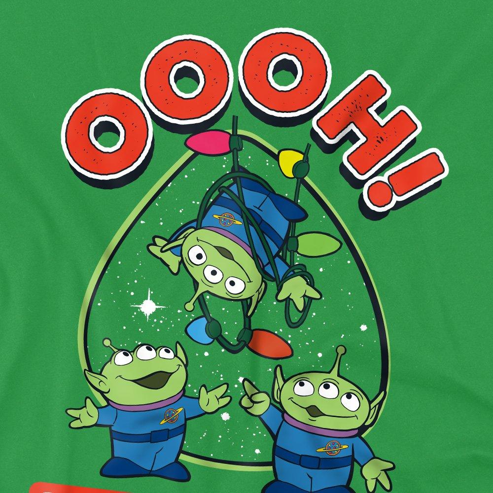 Green - Toy Story - Toy Story Aliens Christmas Ooh Mens T-Shirt Green - 2