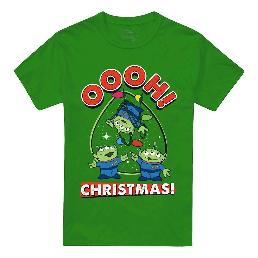 Green - Toy Story - Toy Story Aliens Christmas Ooh Mens T-Shirt Green - 4