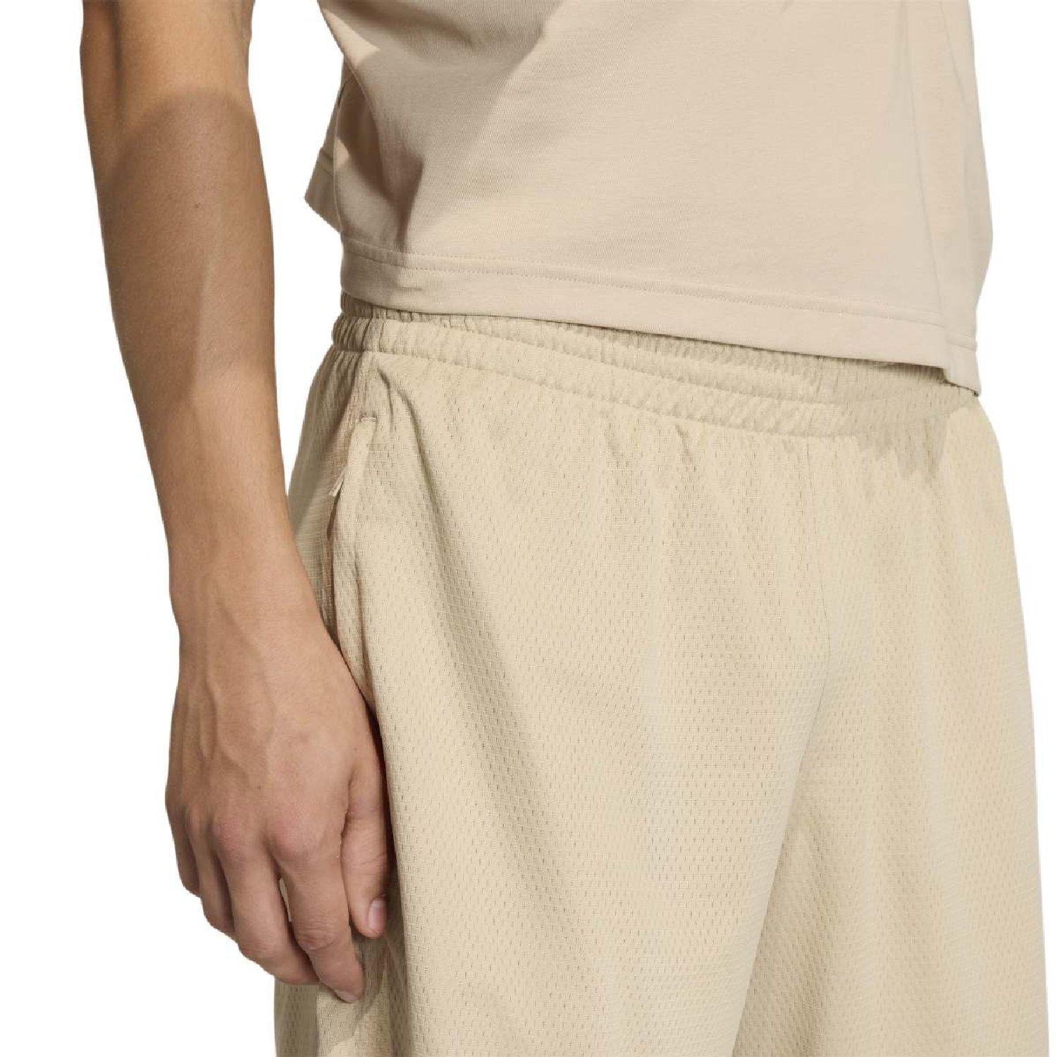 stone khaki - adidas Originals - adidas Originals Trefoil Essentials Mesh Shorts - 6