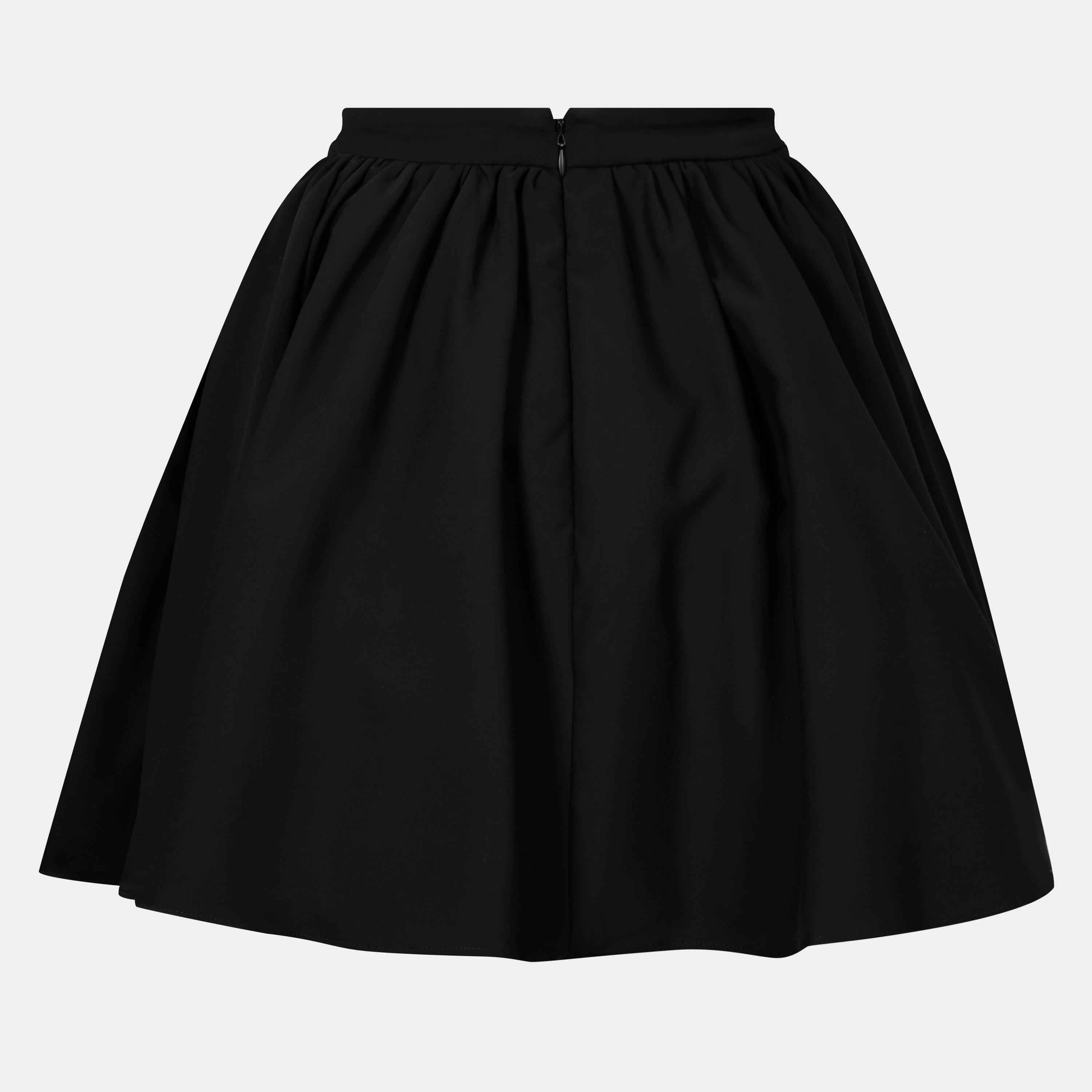 Black - Odd Muse - Layered Mini Skirt - 2