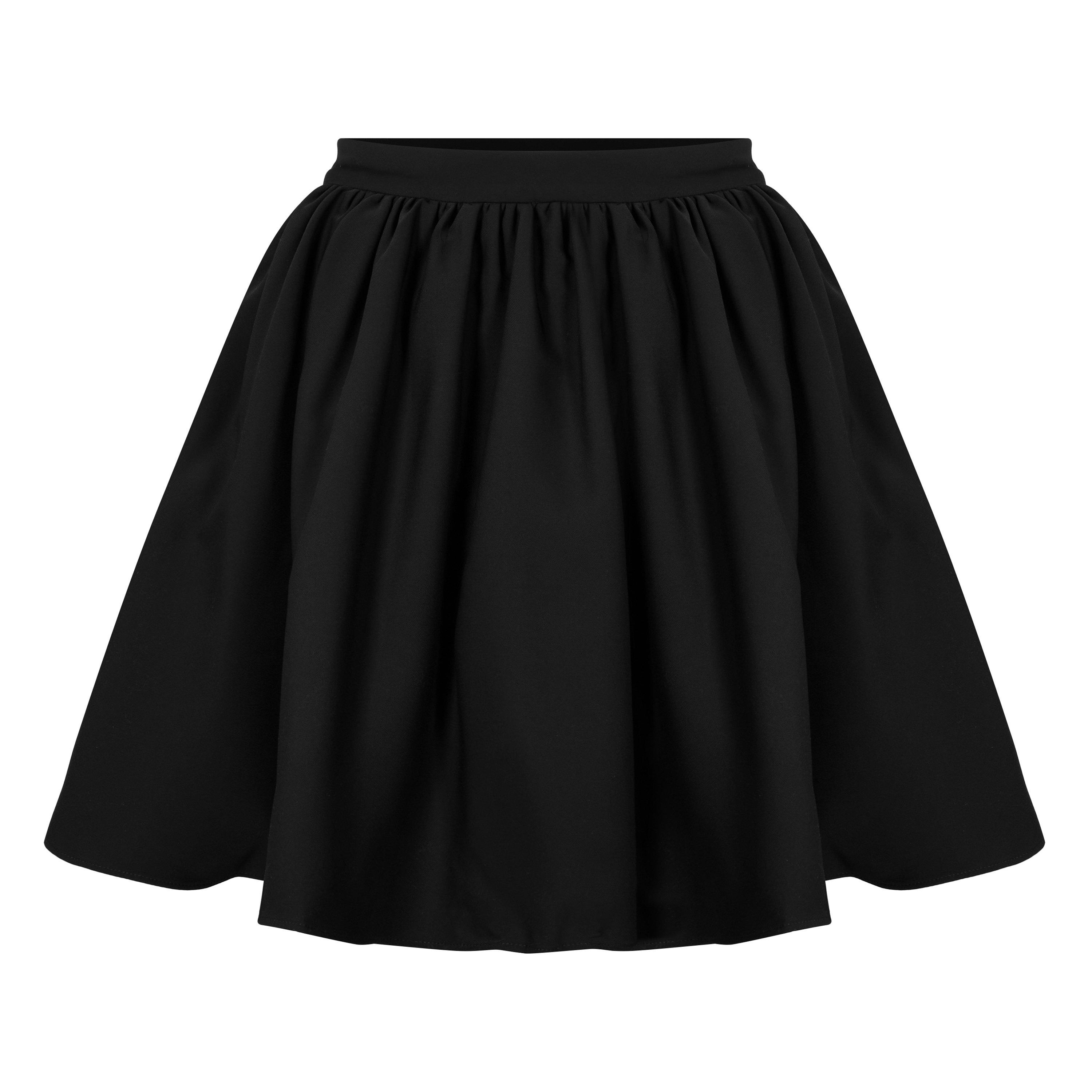 Black - Odd Muse - Layered Mini Skirt - 7