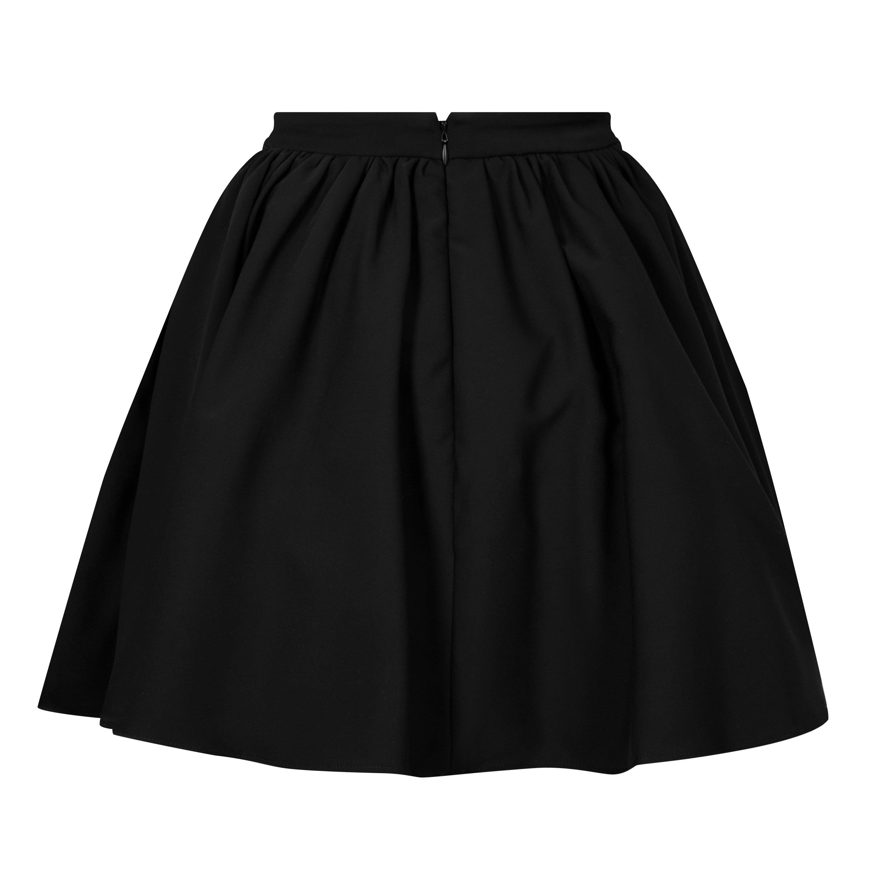Black - Odd Muse - Layered Mini Skirt - 8