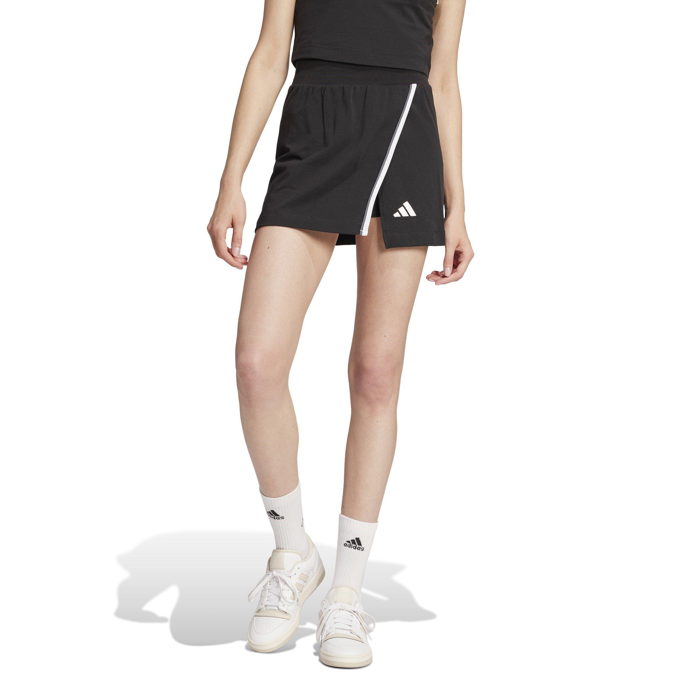 Black - adidas - Essentials Color Pop Cotton Skort Womens - 2