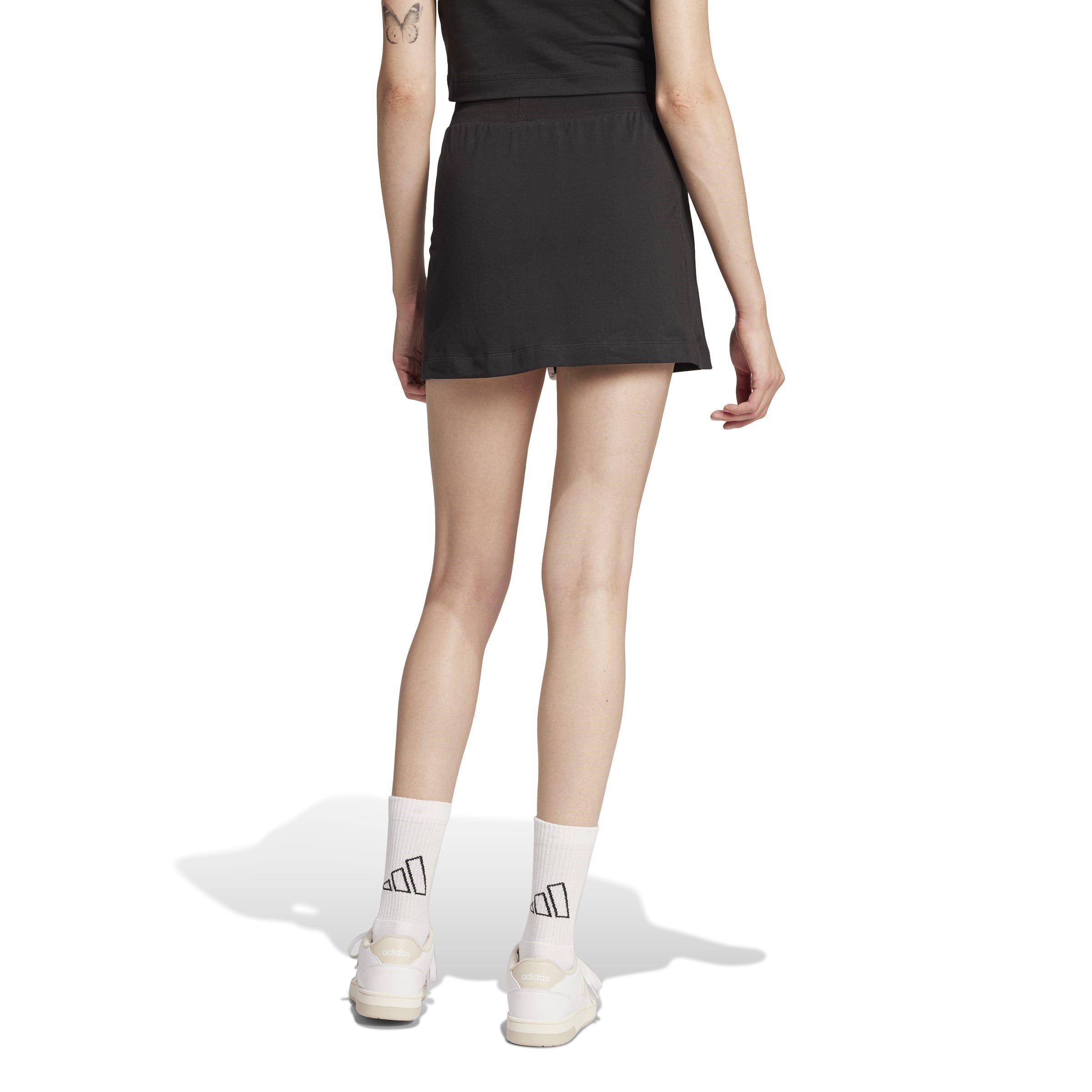 Black - adidas - Essentials Color Pop Cotton Skort Womens - 3