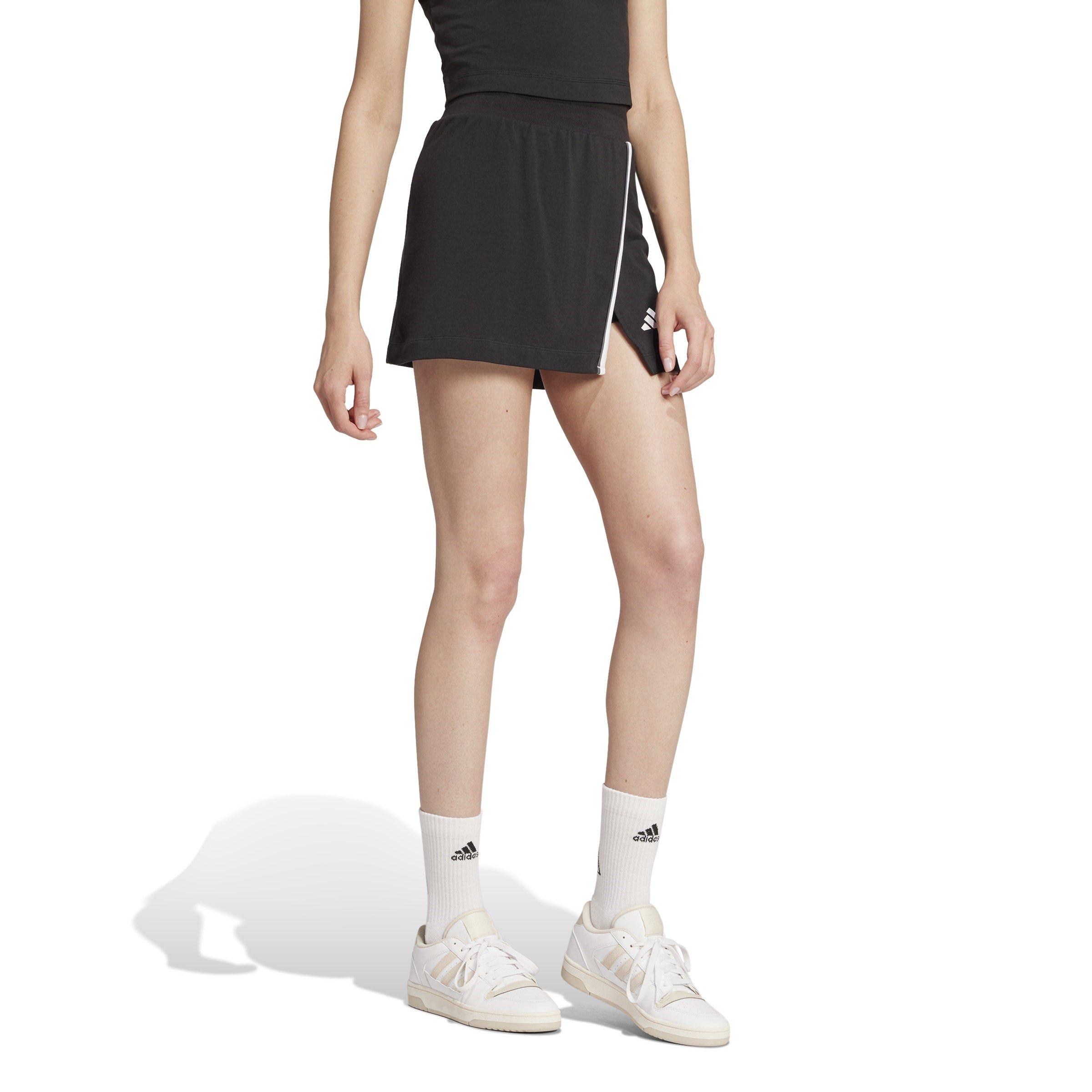Black - adidas - Essentials Color Pop Cotton Skort Womens - 4