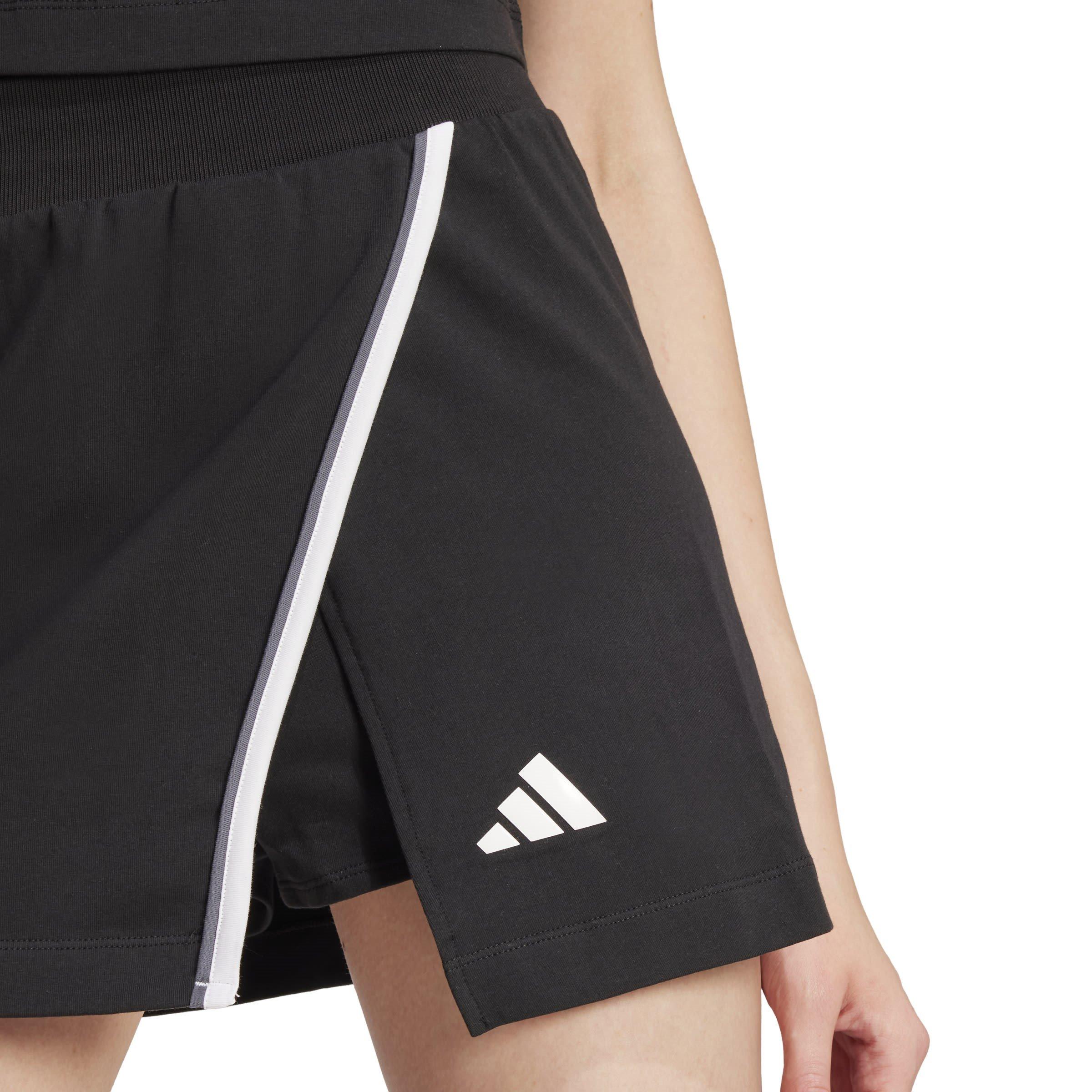 Black - adidas - Essentials Color Pop Cotton Skort Womens - 5