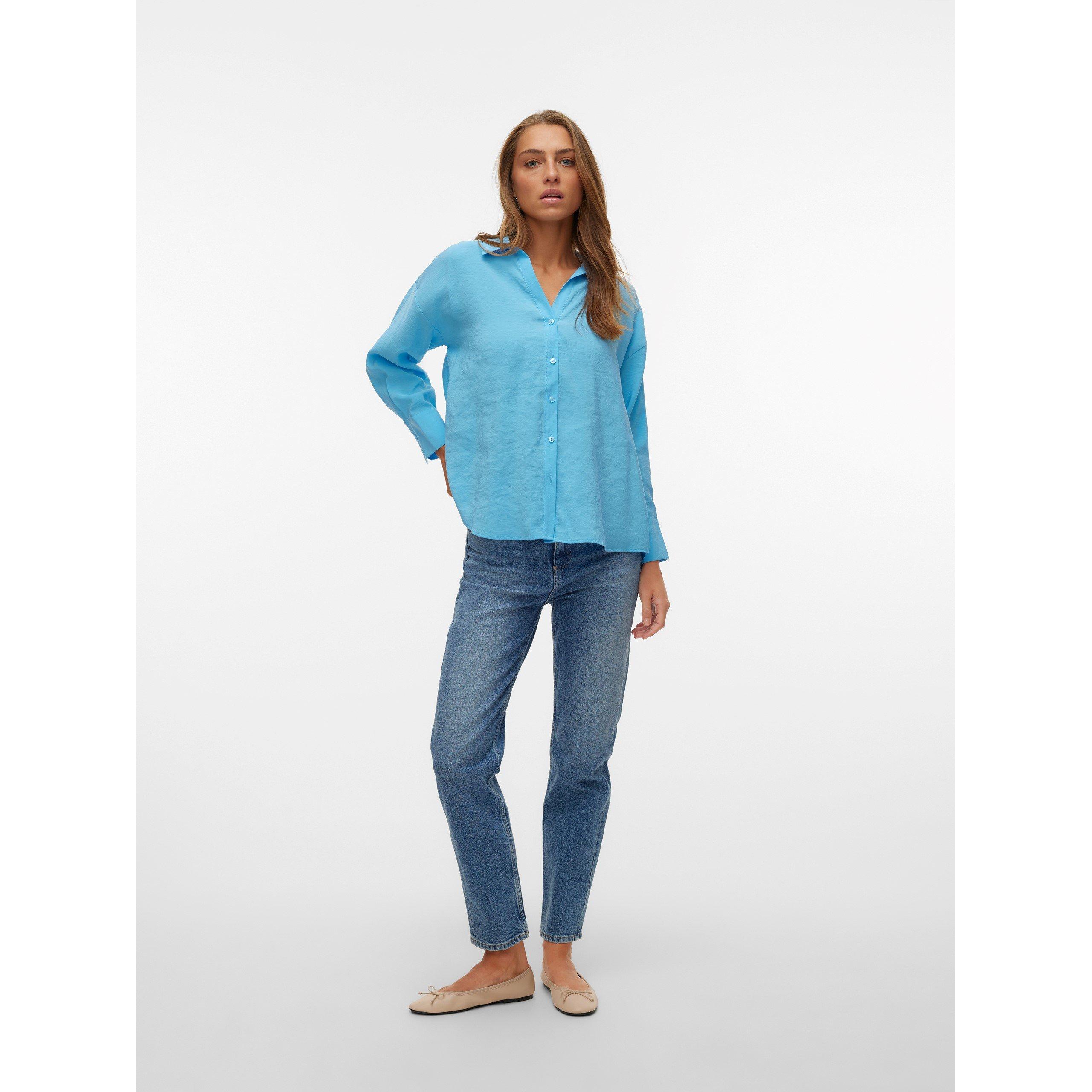 Bonnie Blue - Vero Moda - Vmqueeny Shirt - 2