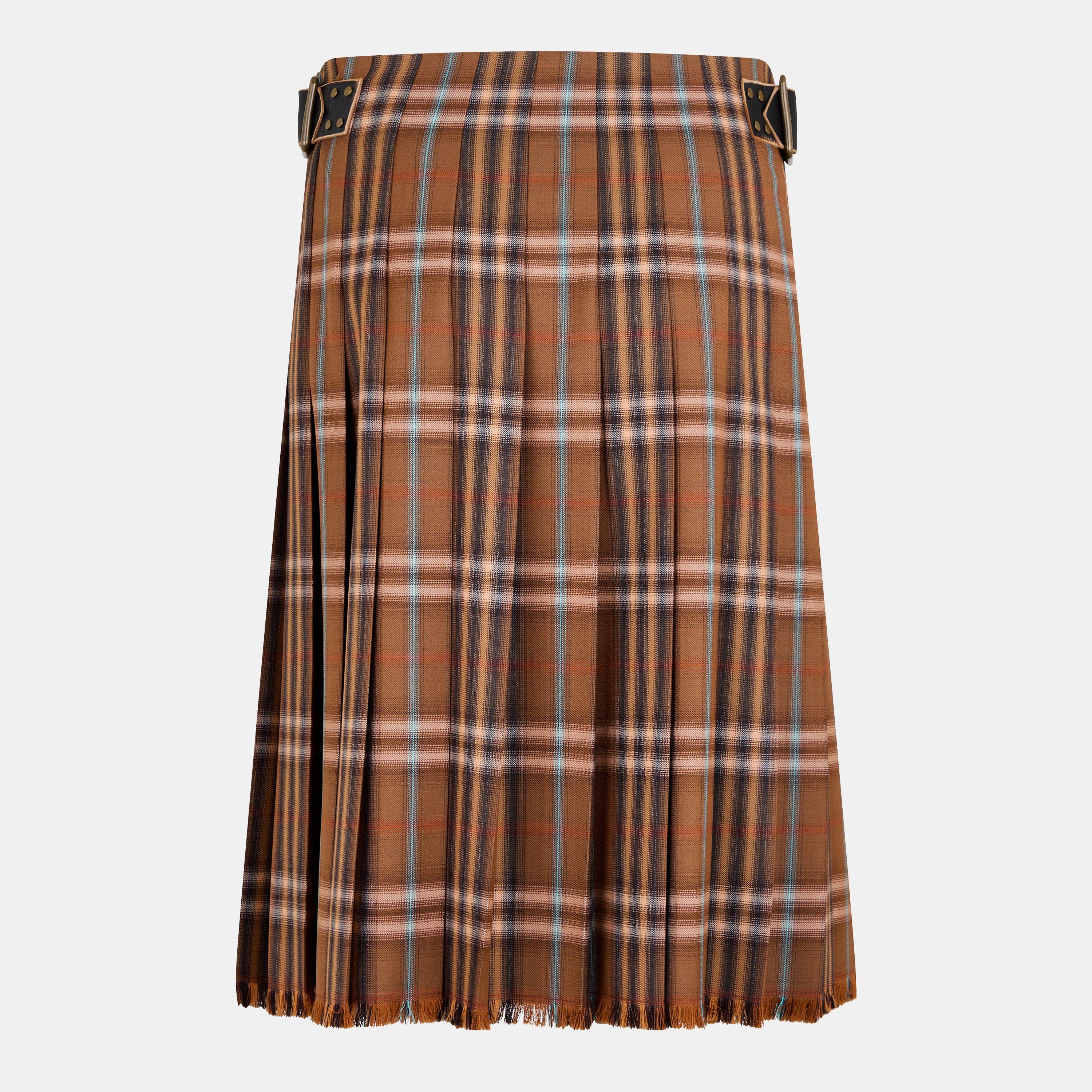 Ginger Brown - Burberry - Women's Viola Midi Skirt - 2