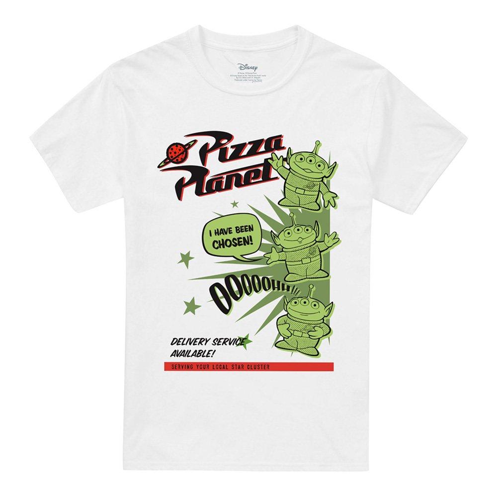 White - Toy Story - Toy Story Pizza Planet Aliens Mens T-Shirt Shirt W - 4