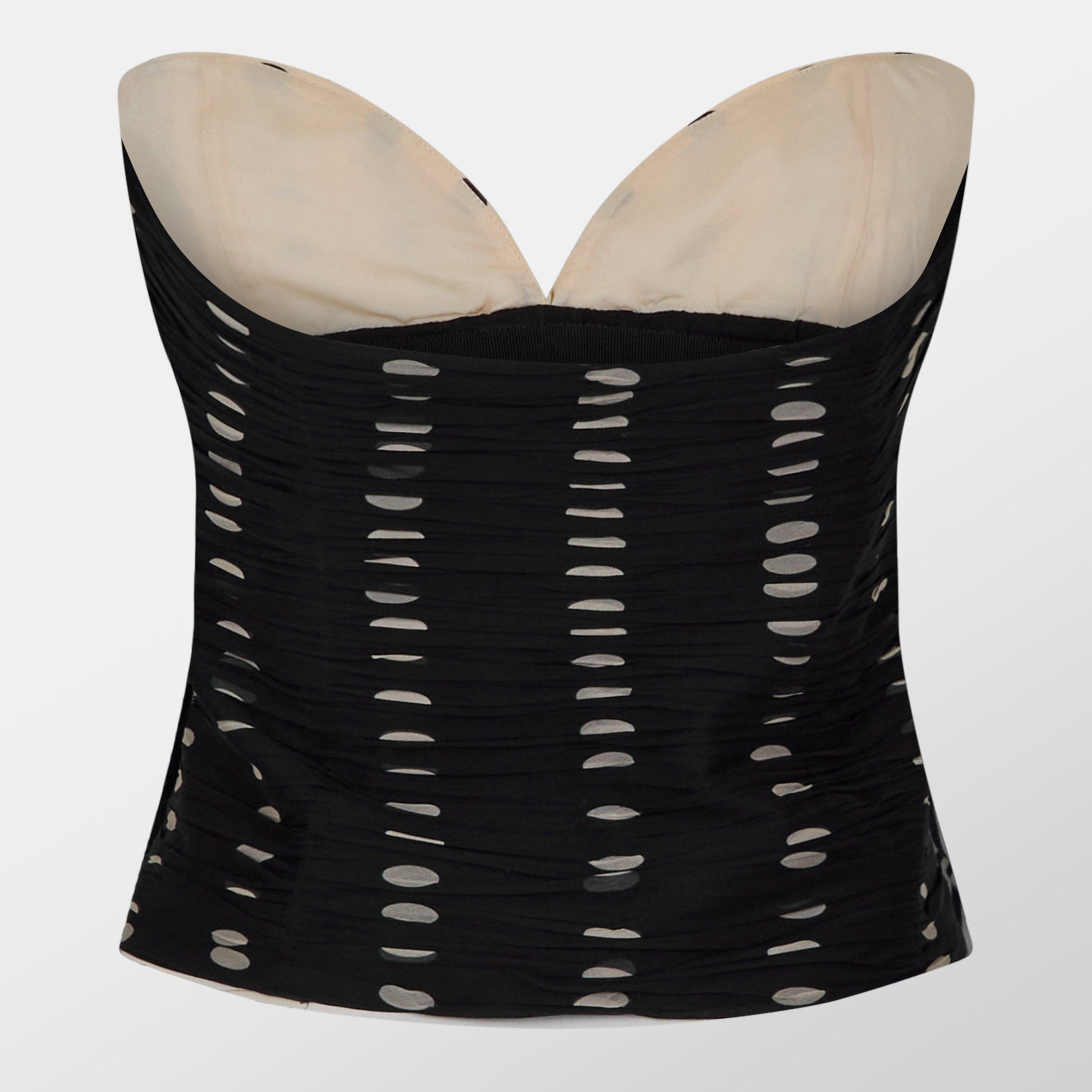 Nero/Betulla - Valentino - Bow Detail Silk Top - 2