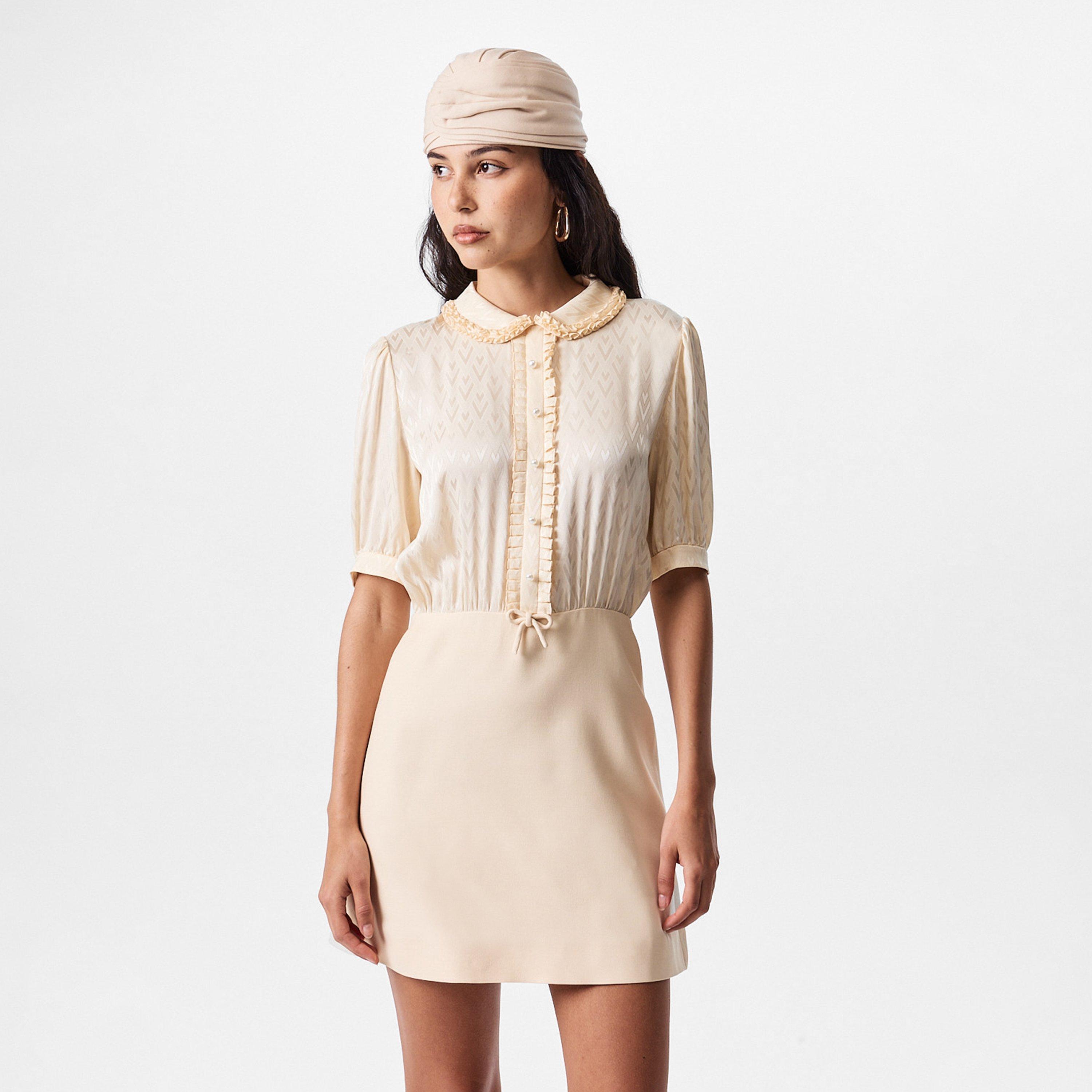 Betulla - Valentino - Crepe Couture Mini Dress - 3