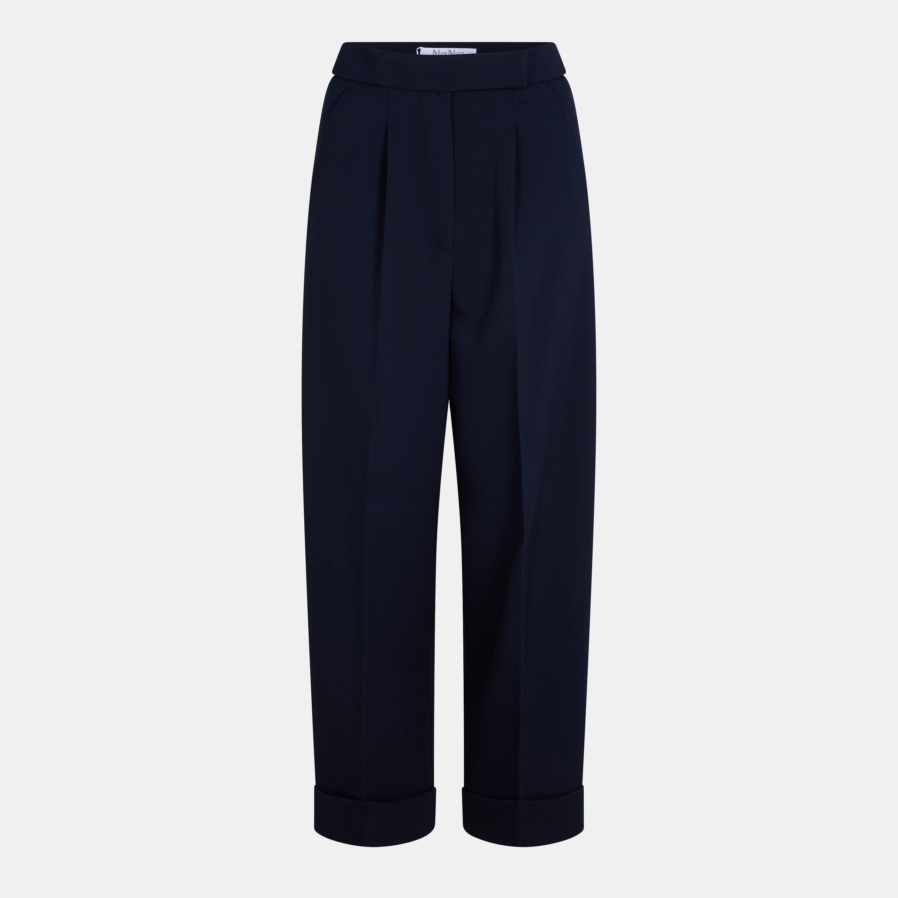 Max Mara Women's Rugiada Tailored Trousers - Ultramarine - Size 8 (XS)