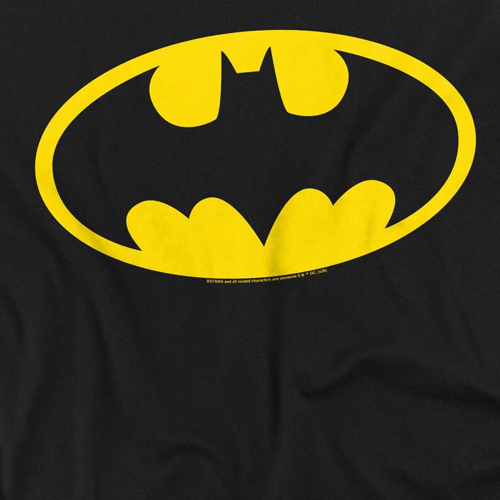 Black - DC Comics - Batman Logo Long Sleeve T-Shirt Black - 2