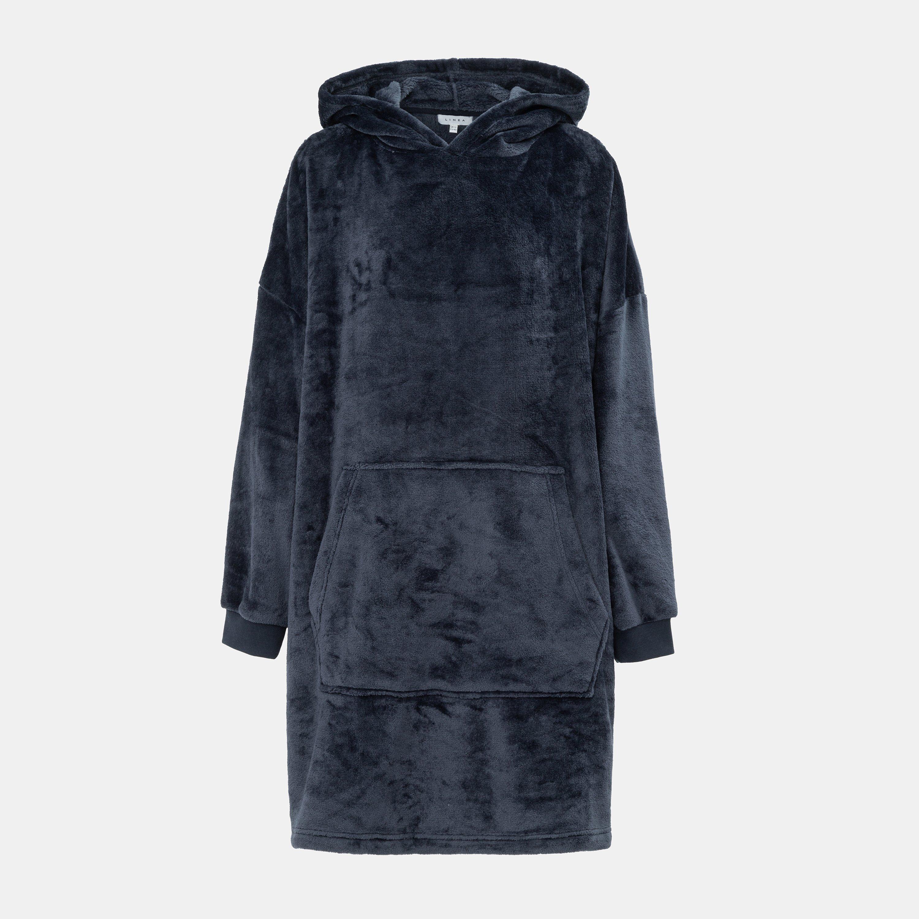 Navy - Linea - Snuggle Hoodie Ladies - 1