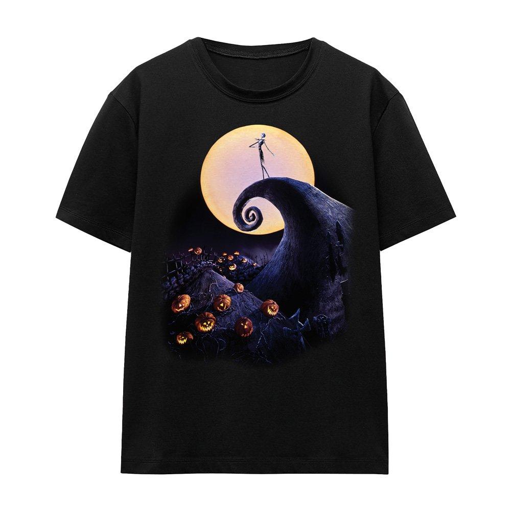 Black - Disney - The Nightmare Before Christmas Poster T-Shirt Bla - 4