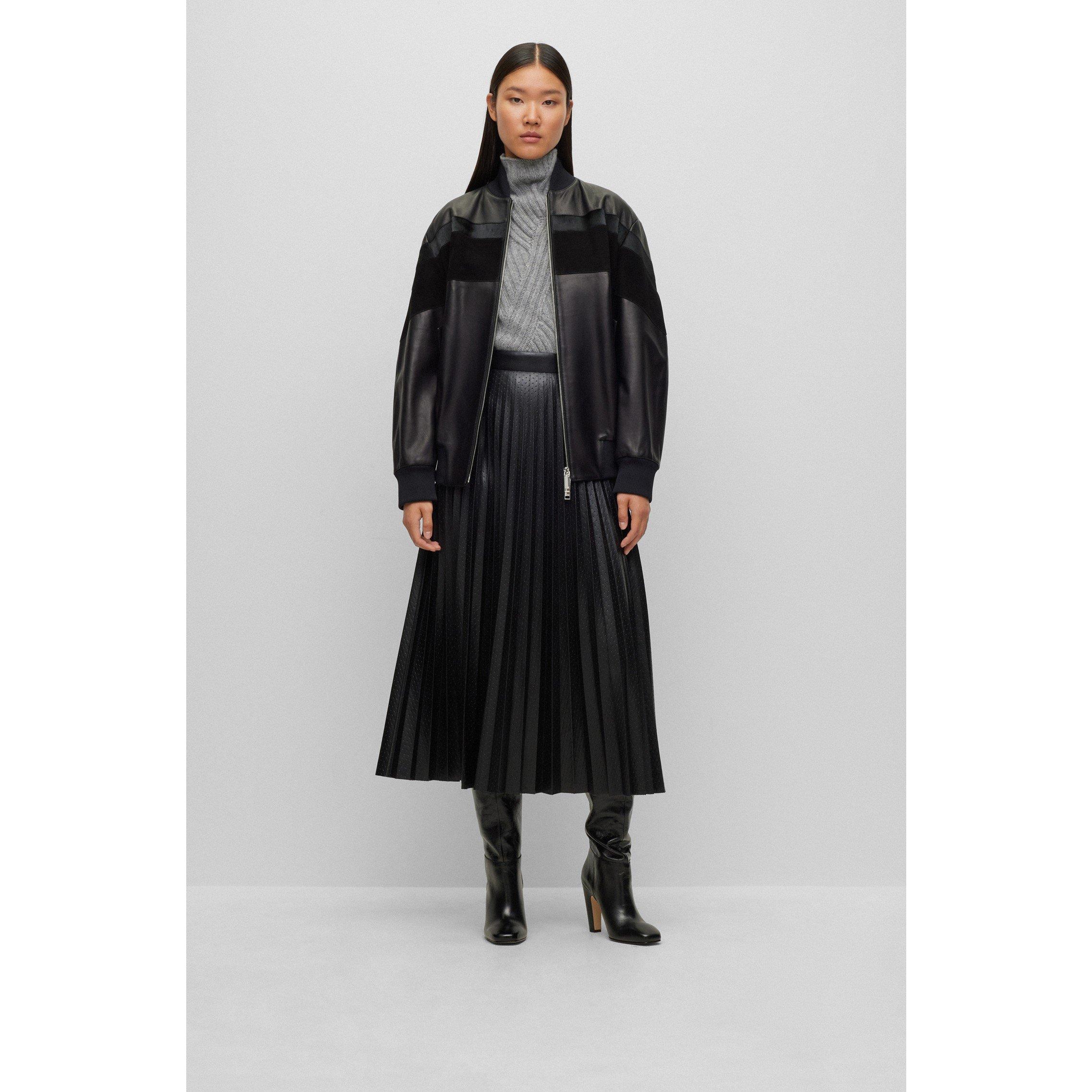 Black - Boss - Women's  Veplika Jersey Skirt - 2