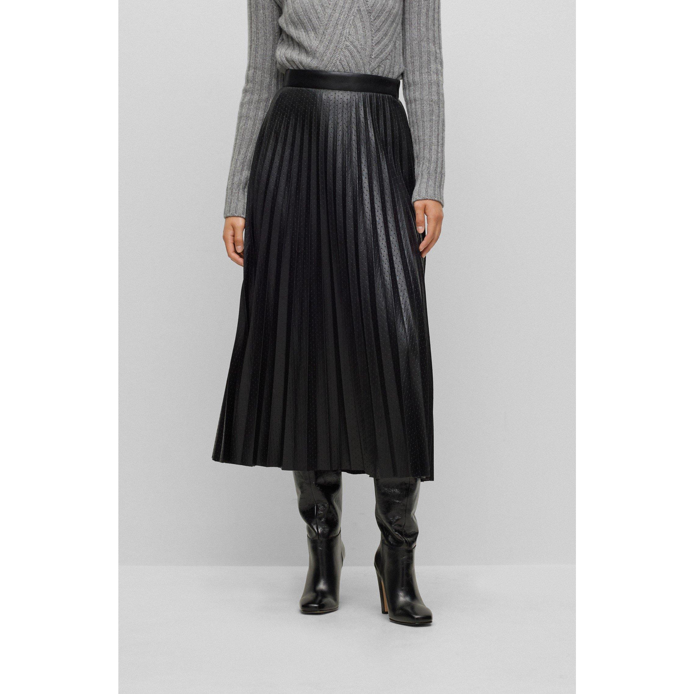 Black - Boss - Women's  Veplika Jersey Skirt - 4