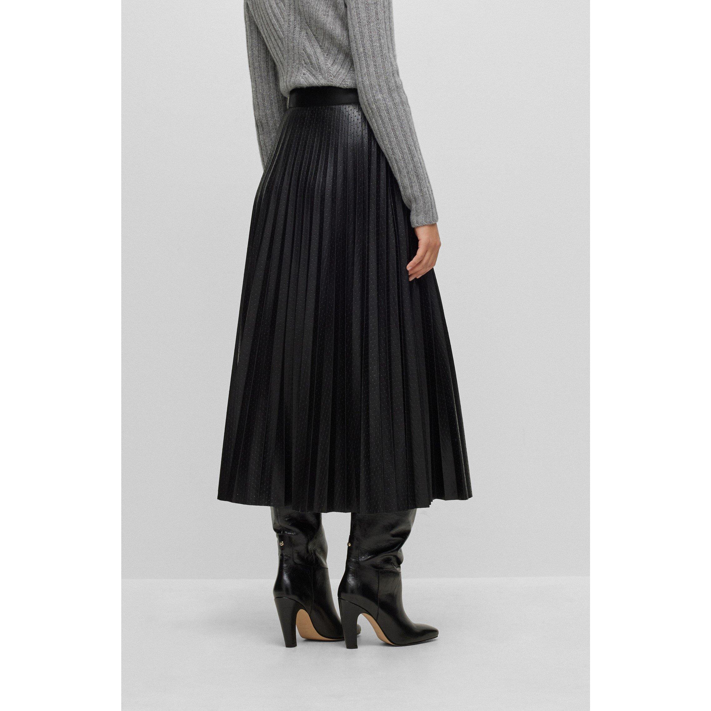 Black - Boss - Women's  Veplika Jersey Skirt - 5