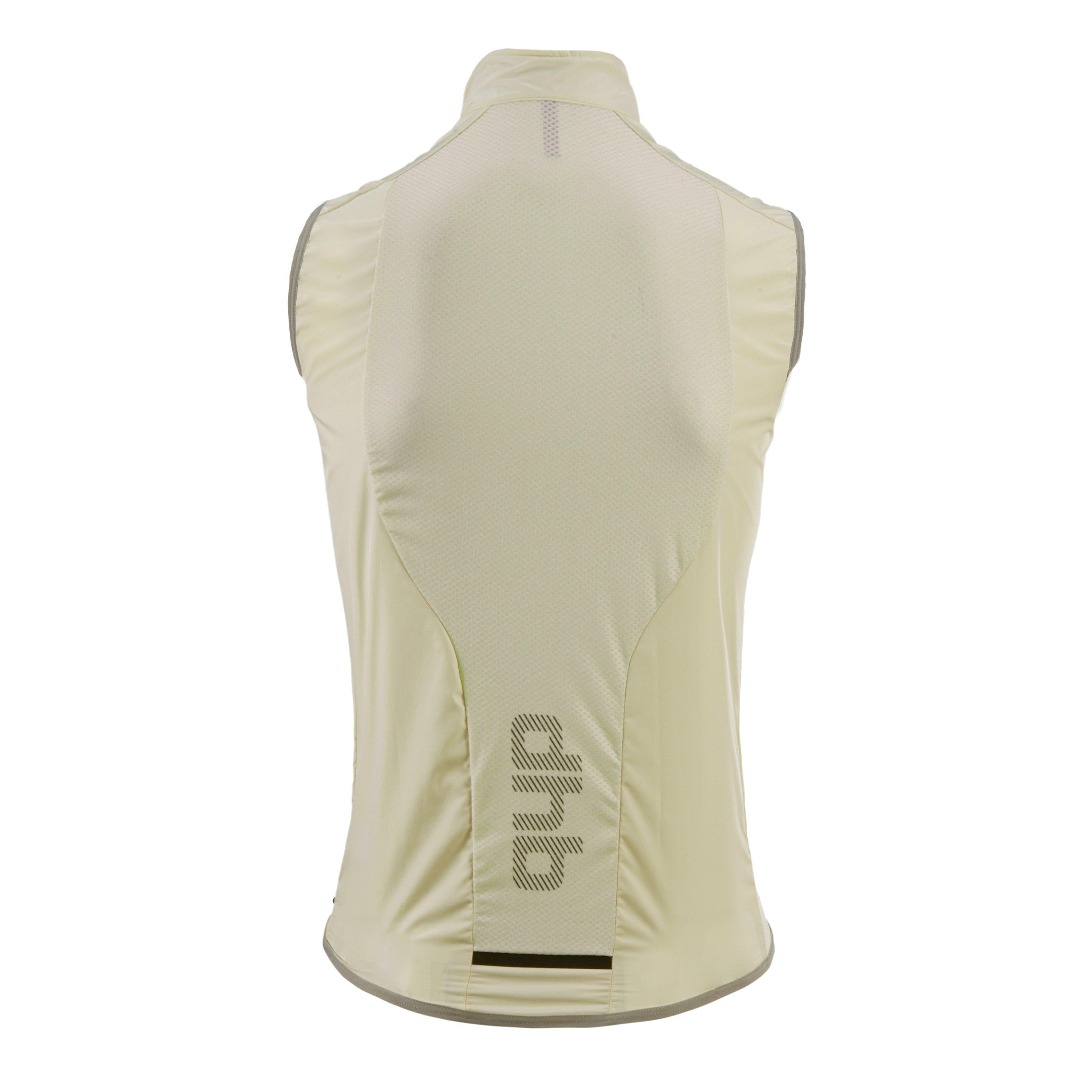 Cream - Dhb - Men's BLOK Windproof Sleeveless Slim Fit Gilet - 2