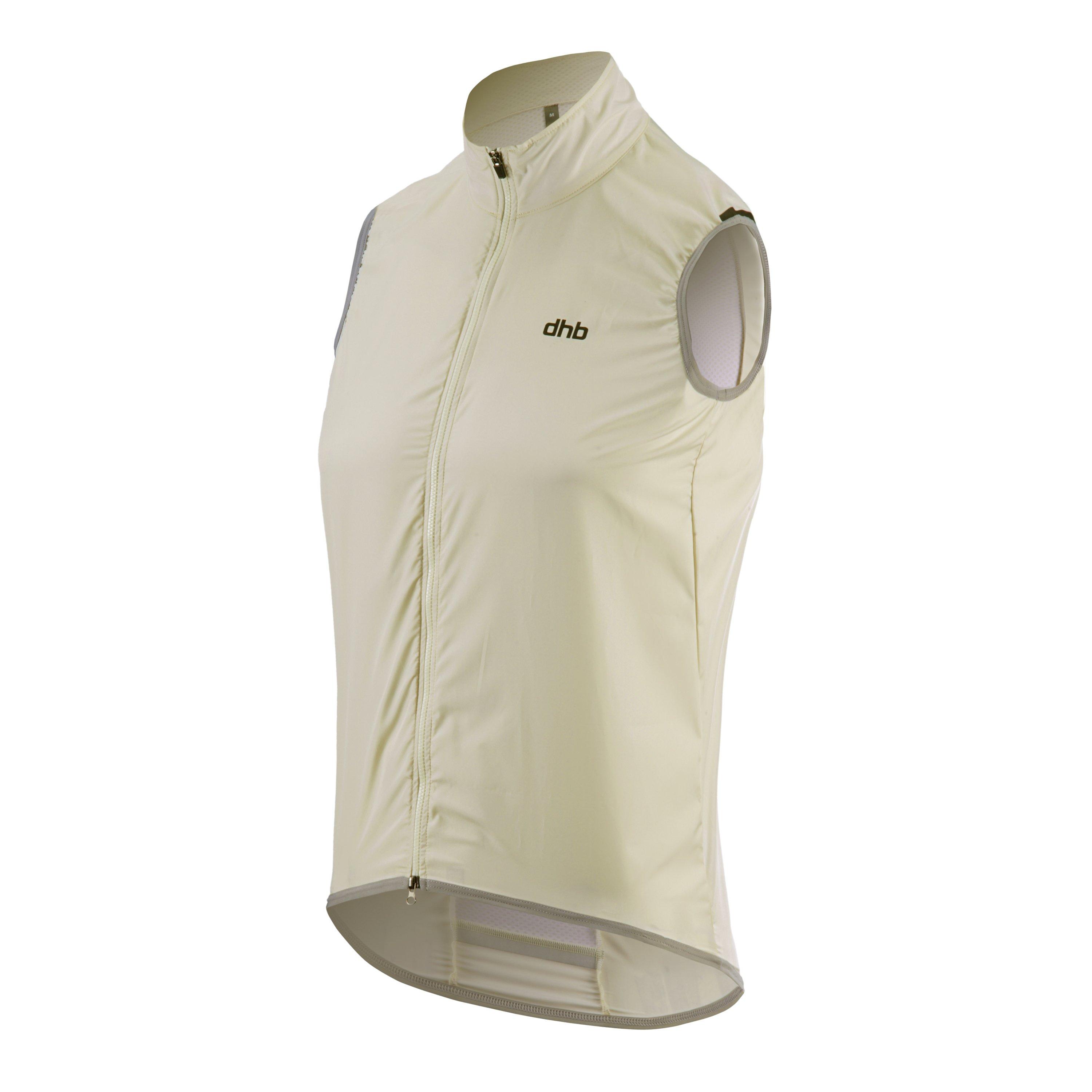 Cream - Dhb - Men's BLOK Windproof Sleeveless Slim Fit Gilet - 3
