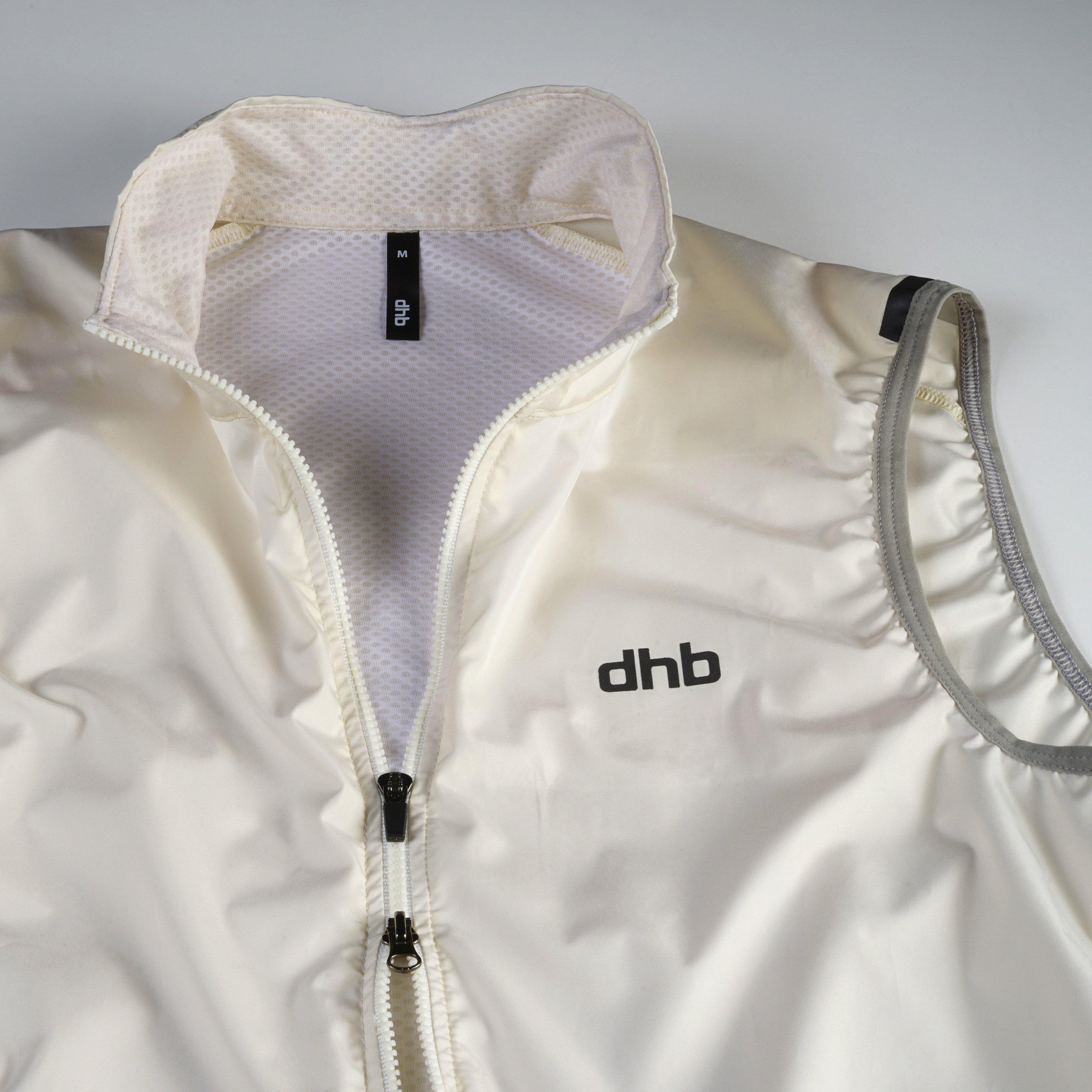 Cream - Dhb - Men's BLOK Windproof Sleeveless Slim Fit Gilet - 4