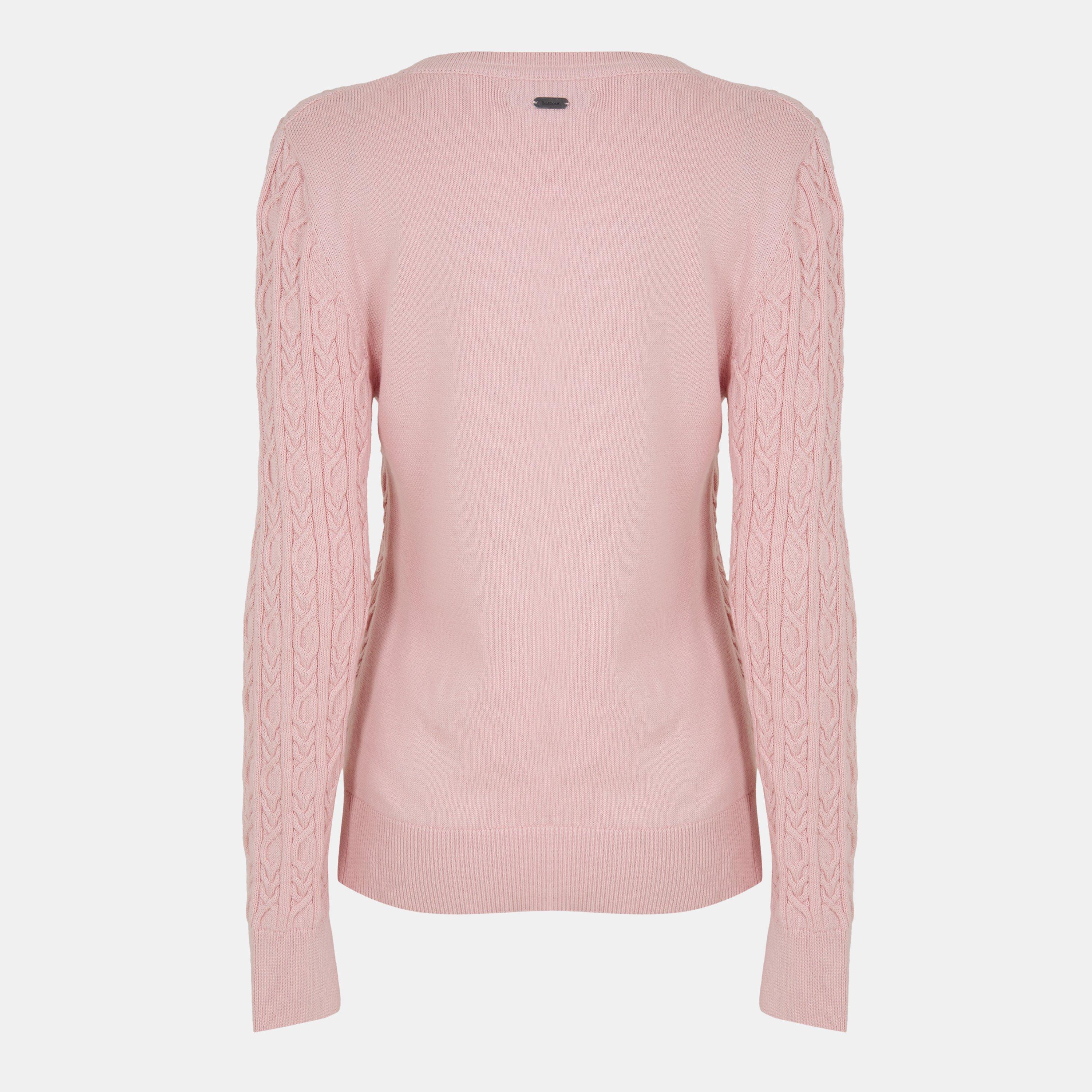 Pink Blush - Barbour - Hampton V-Neck Knit - 2