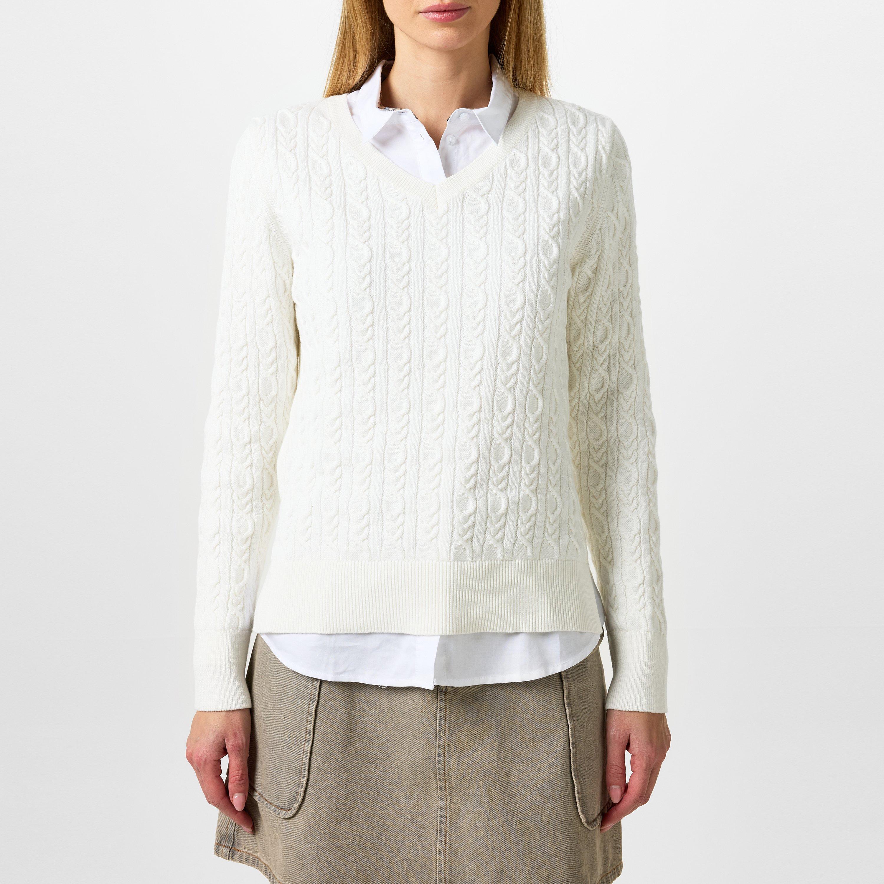 Off White - Barbour - Hampton V-Neck Knit - 3