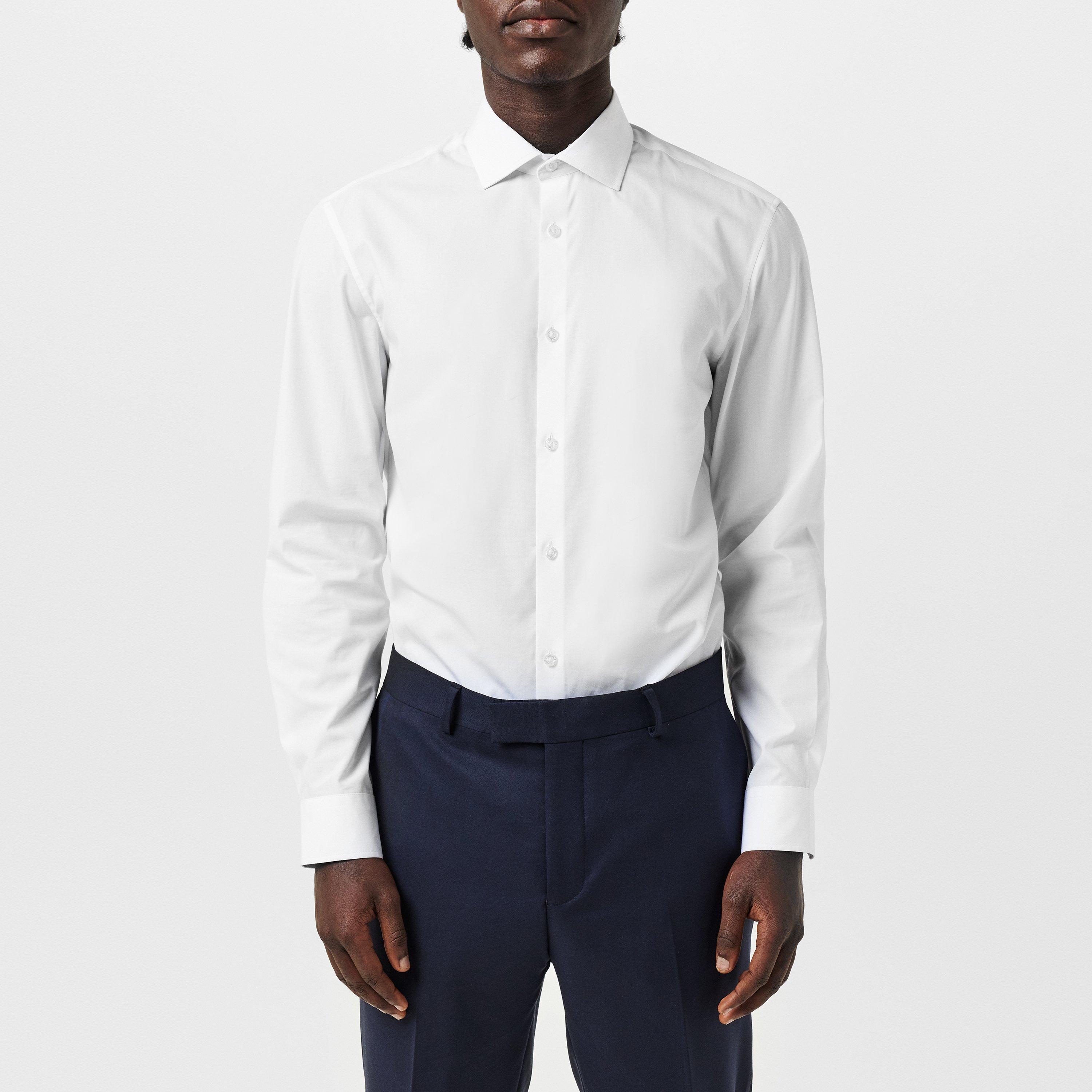 White - Twisted Tailor - Apsley Slim Shirt - 1