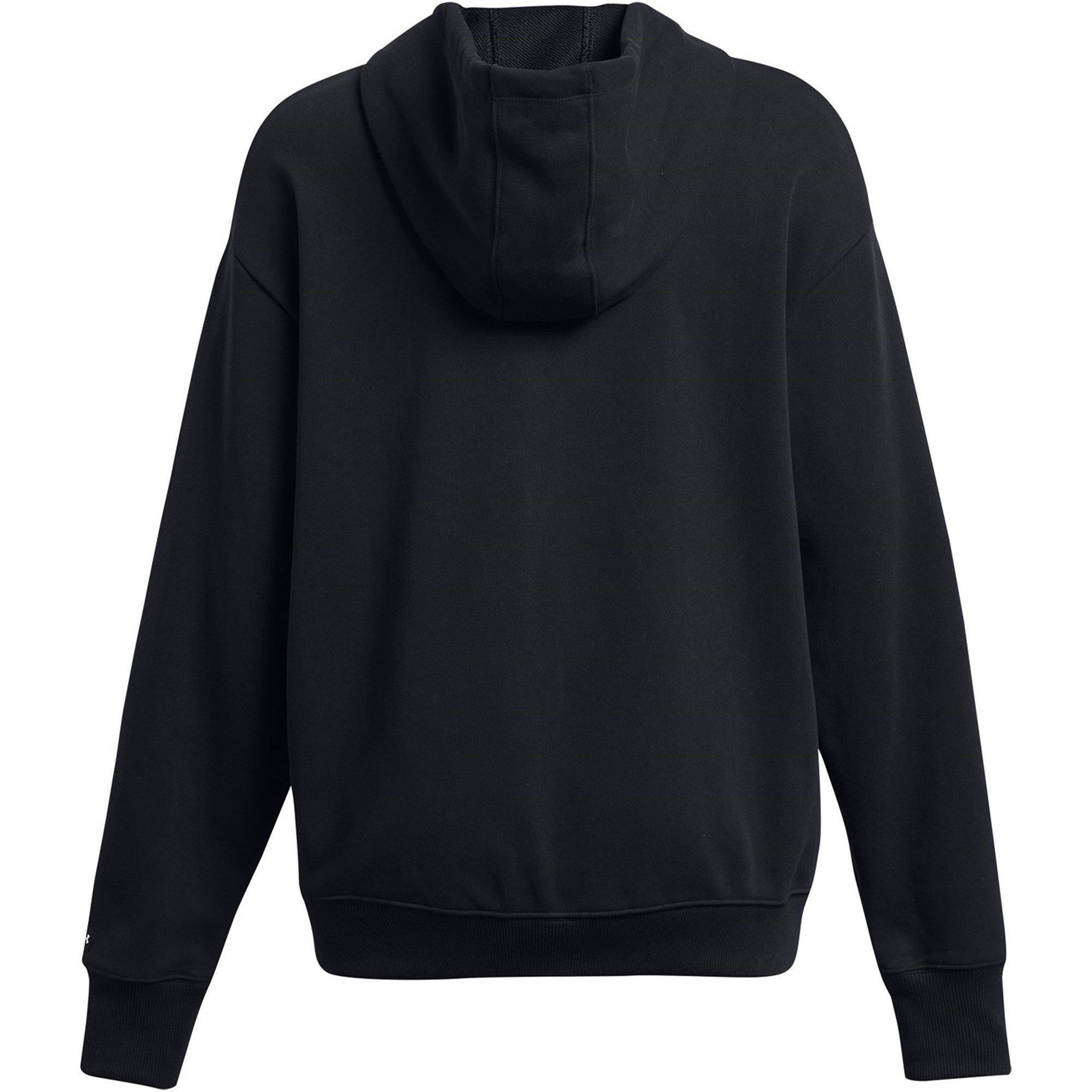 Black - Under Armour - Heavyweight Terry Tech Fleece Full-Zip Hoodie - 2