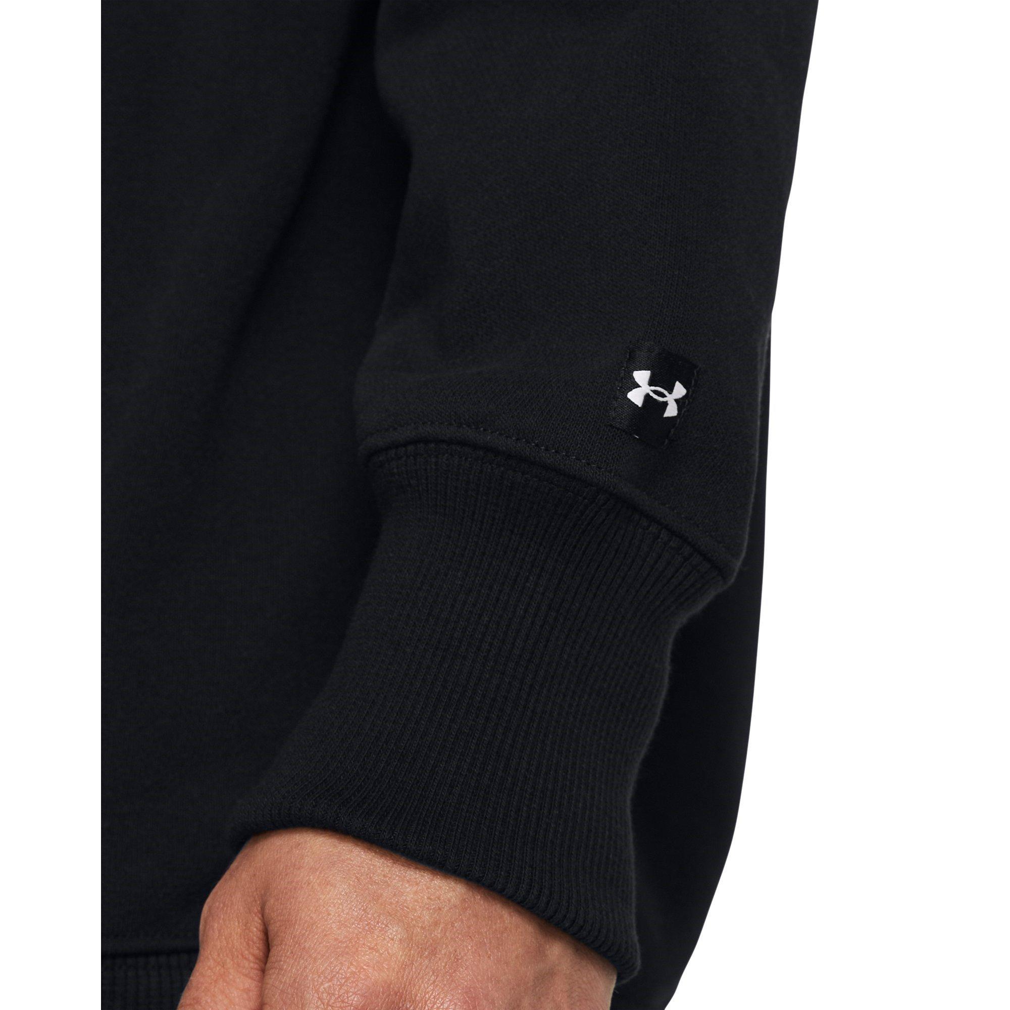 Black - Under Armour - Heavyweight Terry Tech Fleece Full-Zip Hoodie - 5