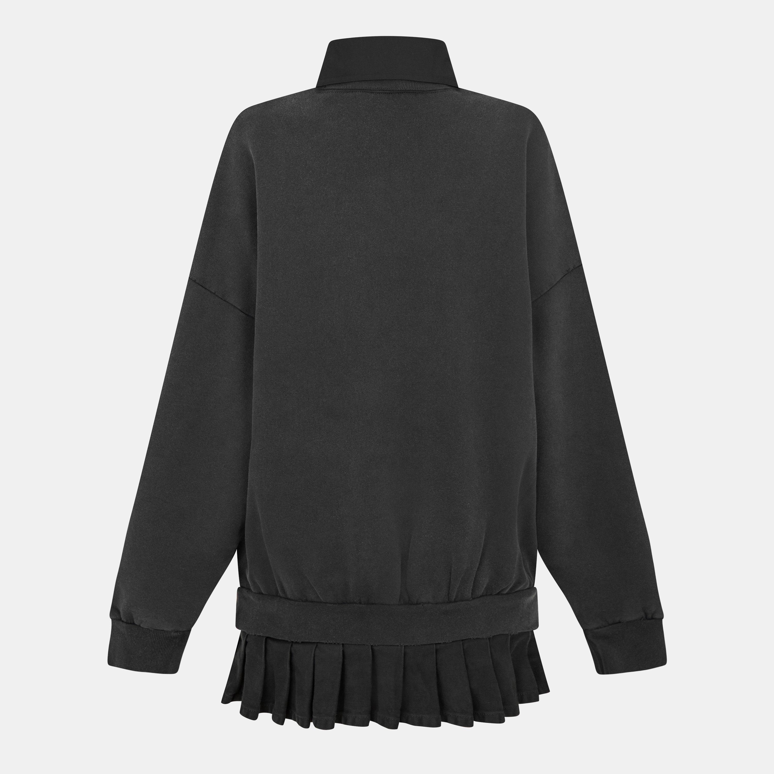 Washed Black - Balenciaga - Women's Bal Hybrid Mini Dress - 2