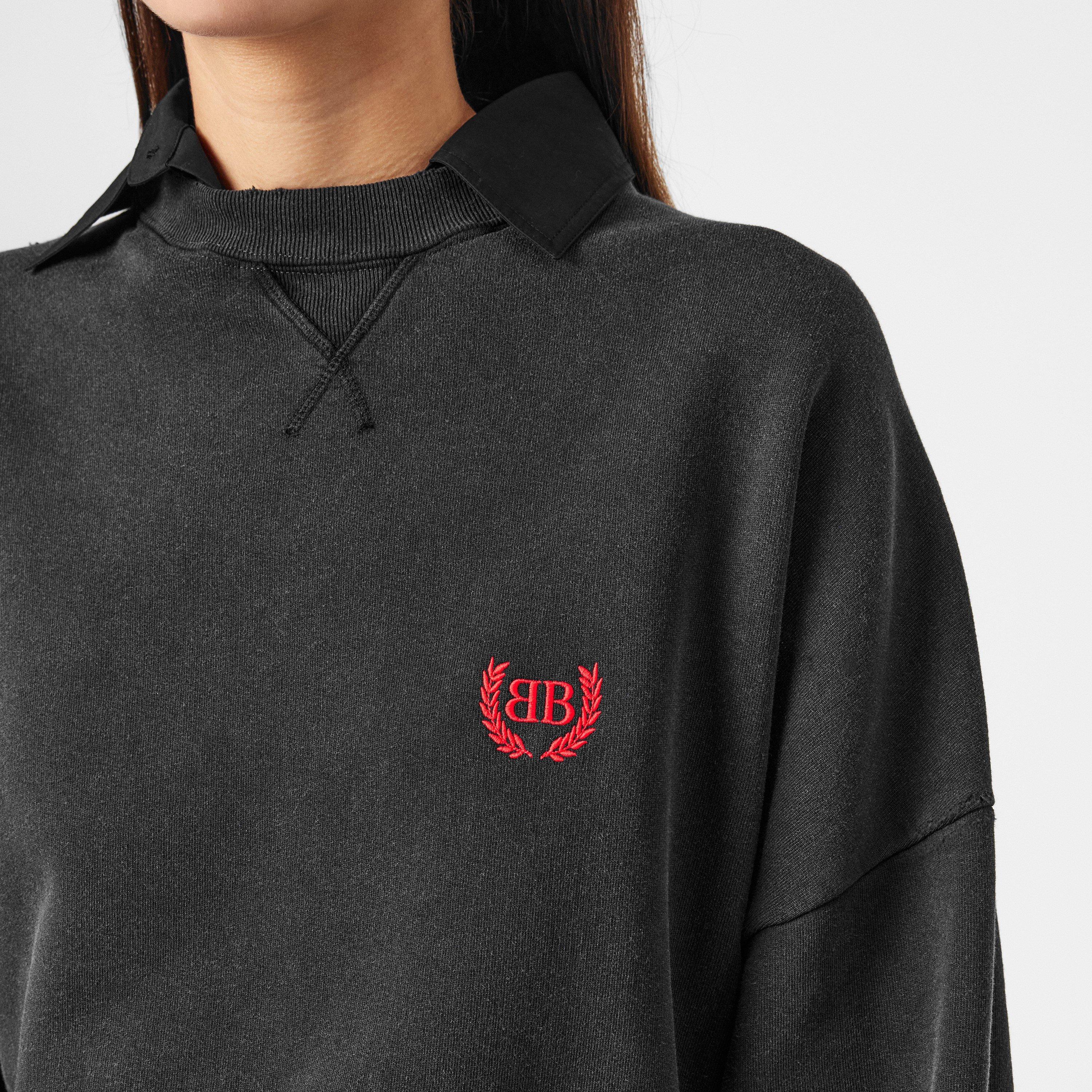 Washed Black - Balenciaga - Women's Bal Hybrid Mini Dress - 5