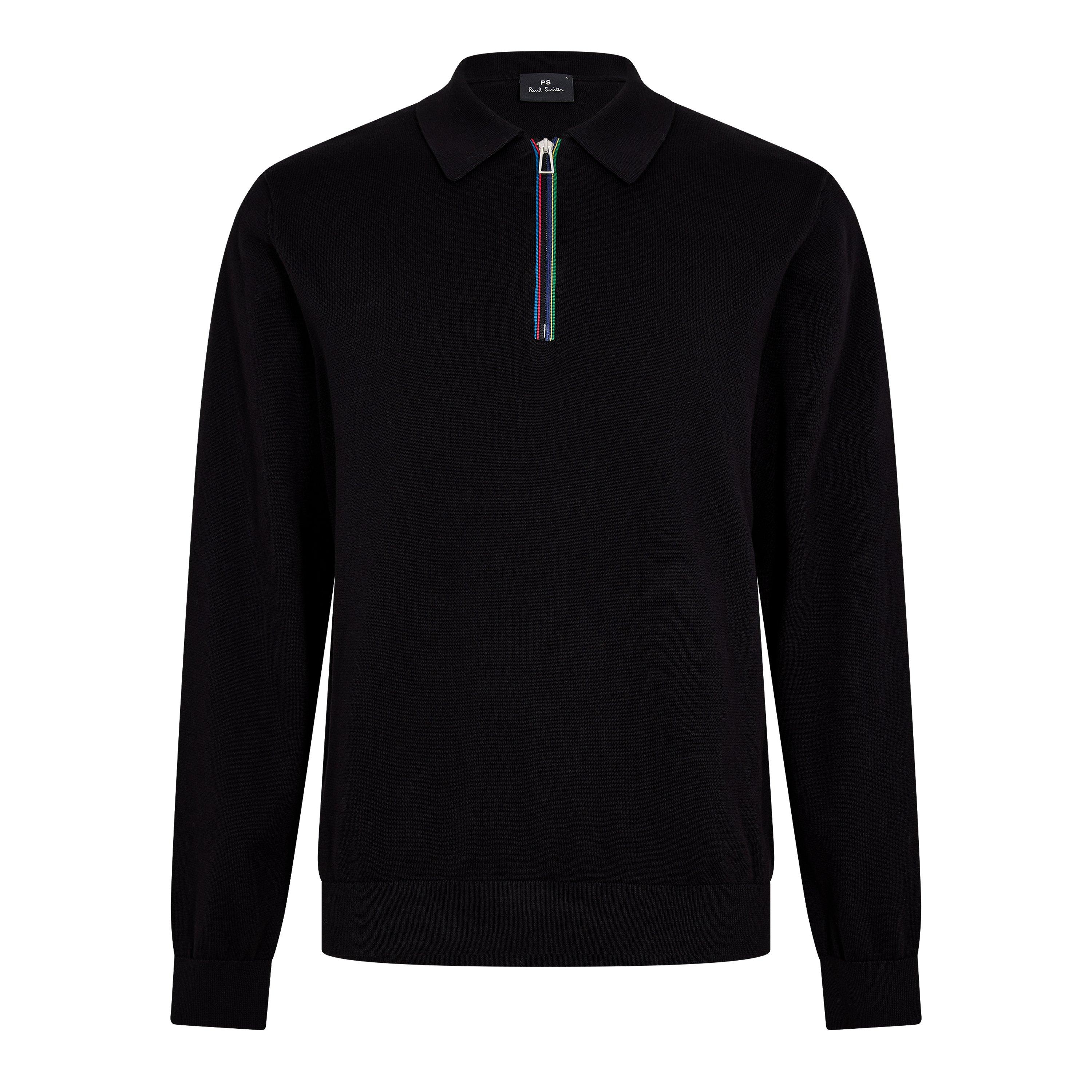 Black 79 - PS Paul Smith - Men's Rainbow Tip Crew Neck Jumper - 1