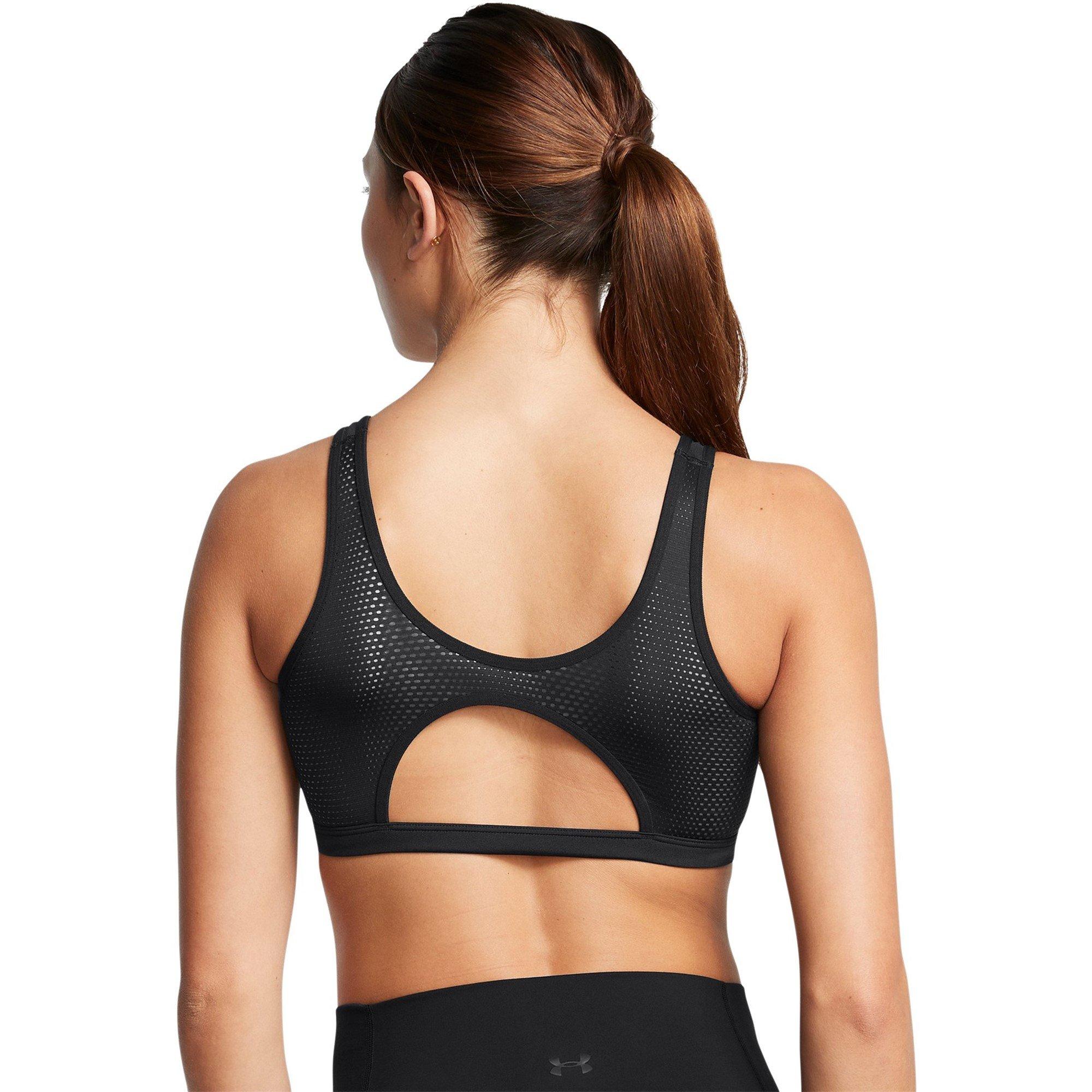 Black - Under Armour - Women's Infinity Low Impact Sports Bra - 4