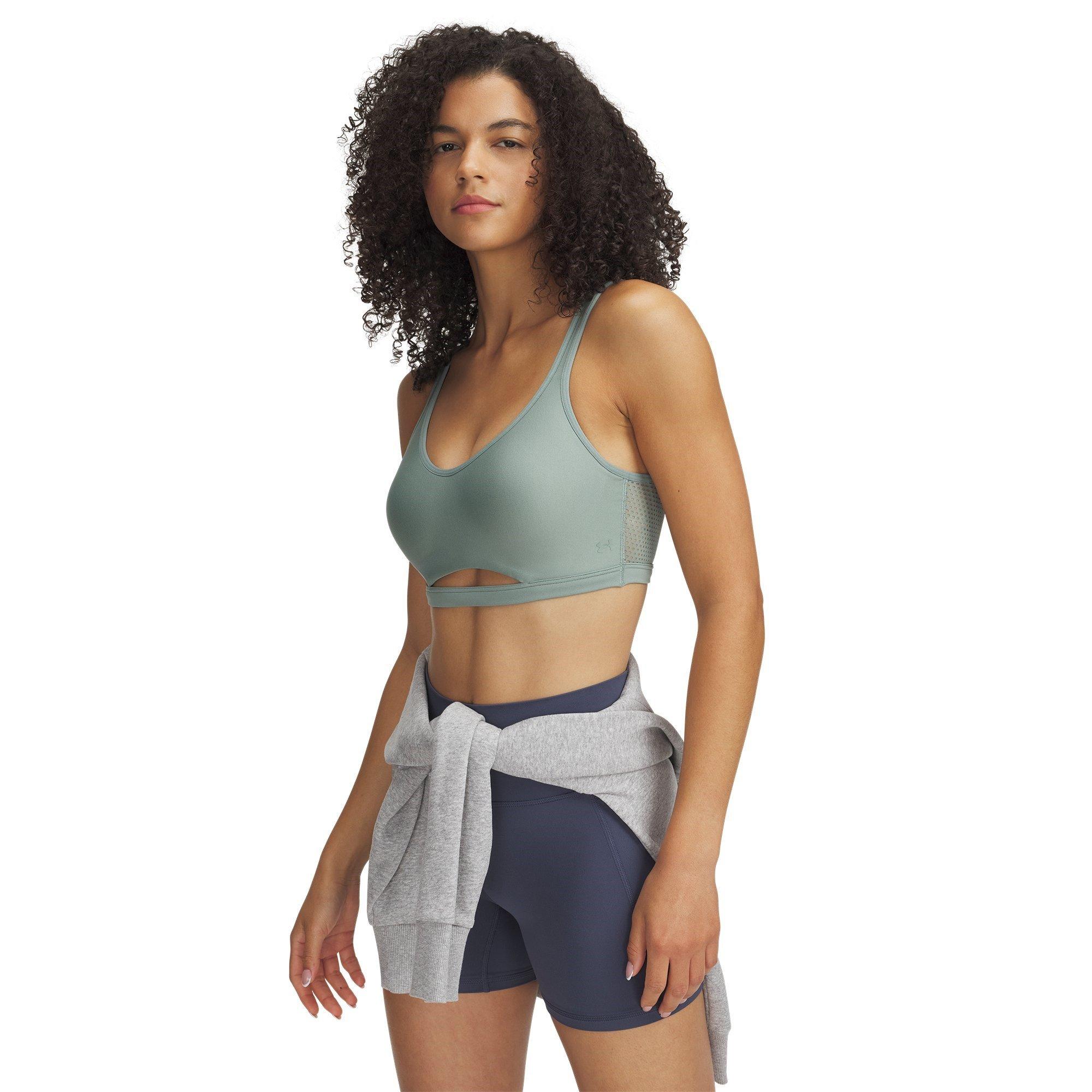 Under Armour Women's Infinity Low Impact Sports Bra - Green - M (D-E)
