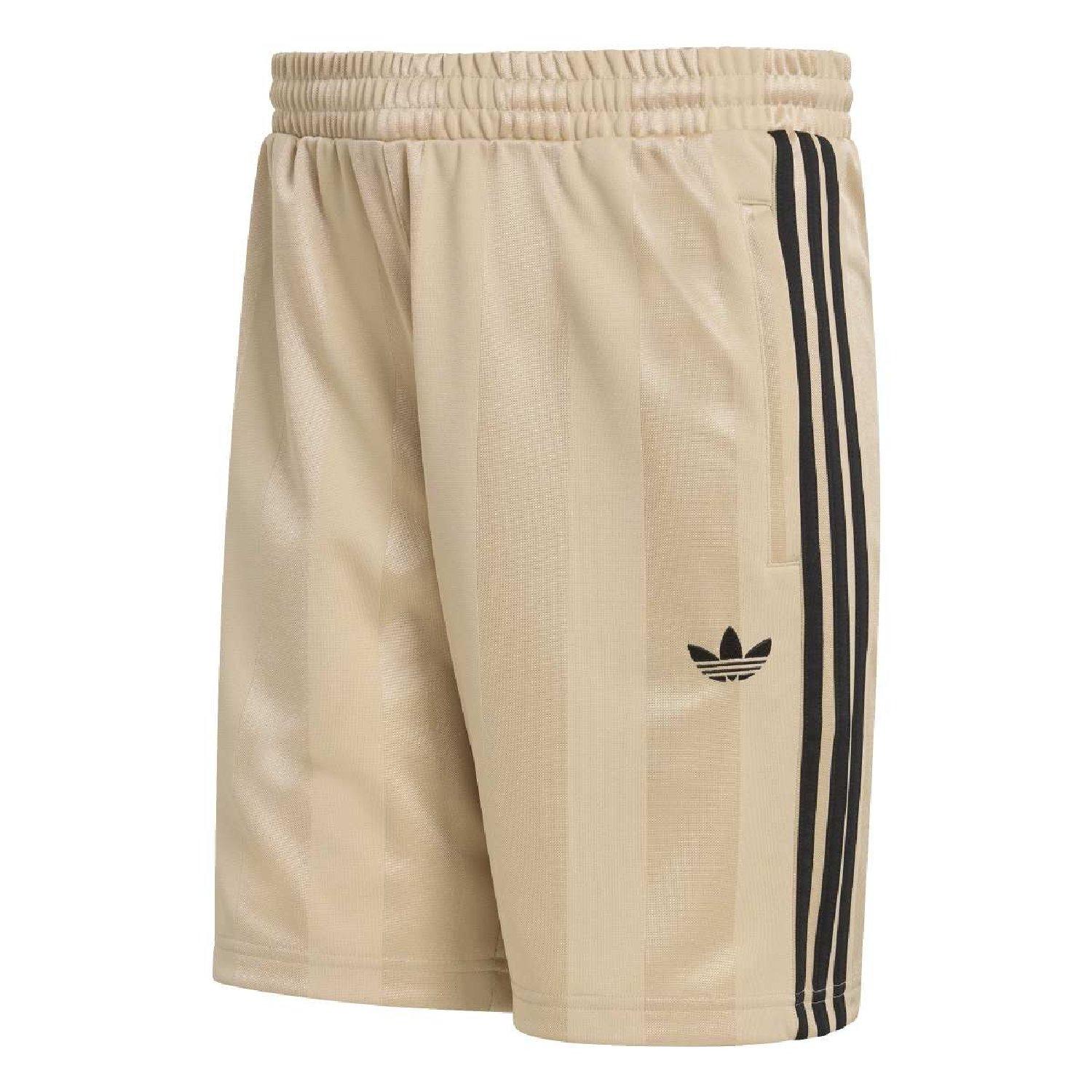 stone khaki - adidas Originals - adidas Originals 3- Stripes Loose Engineered Shorts - 1