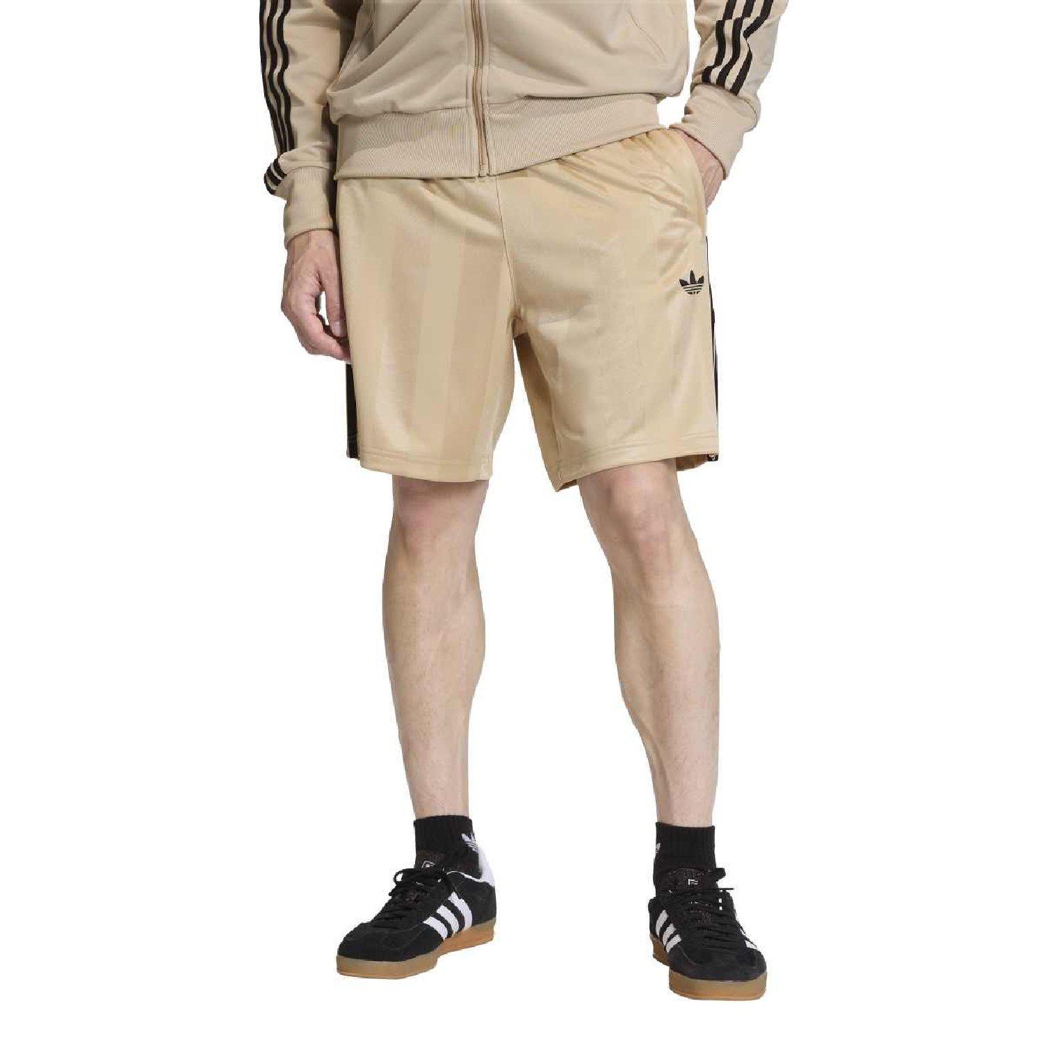 stone khaki - adidas Originals - adidas Originals 3- Stripes Loose Engineered Shorts - 2