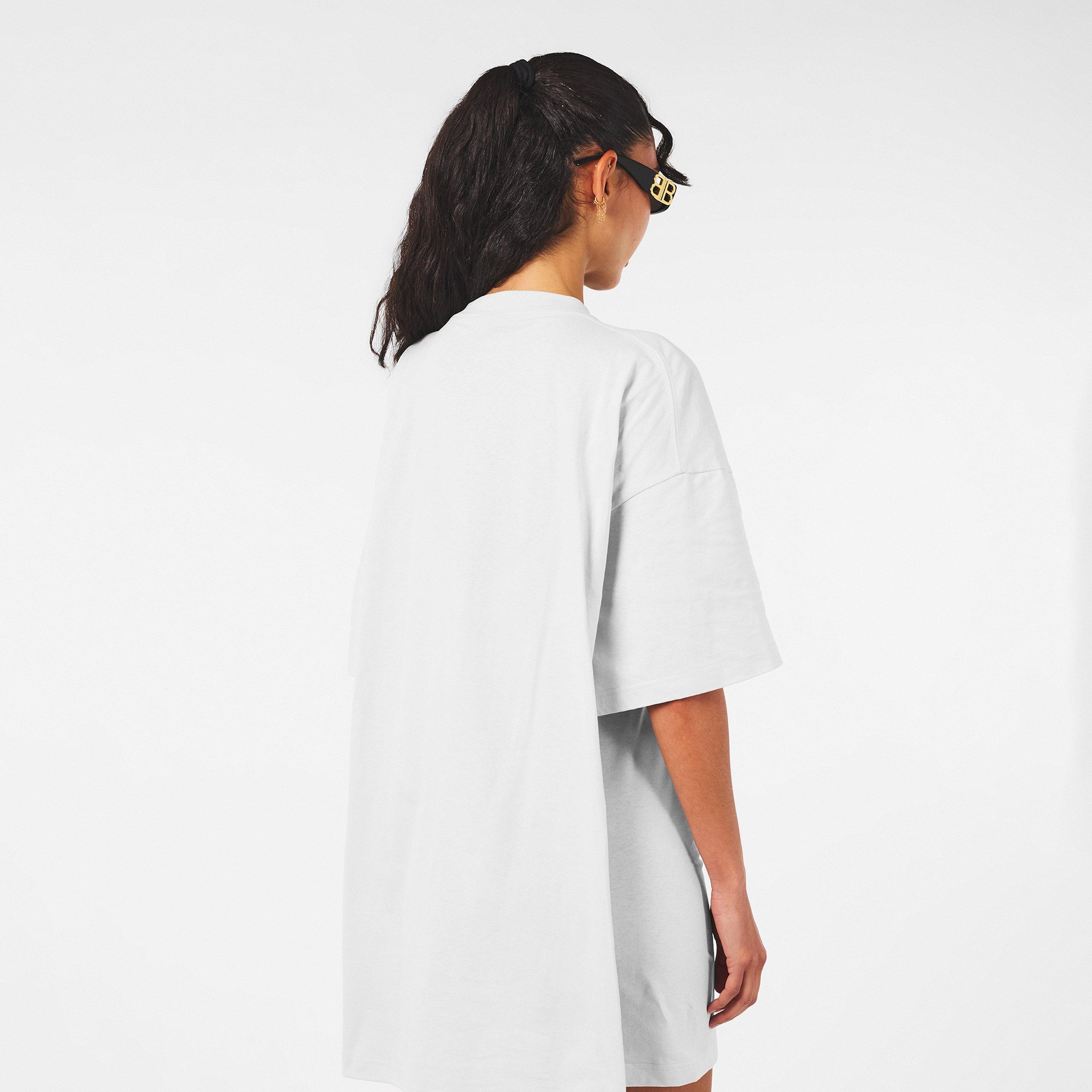 Dirty White - Balenciaga - Women's Fitted Mini Dress - 4