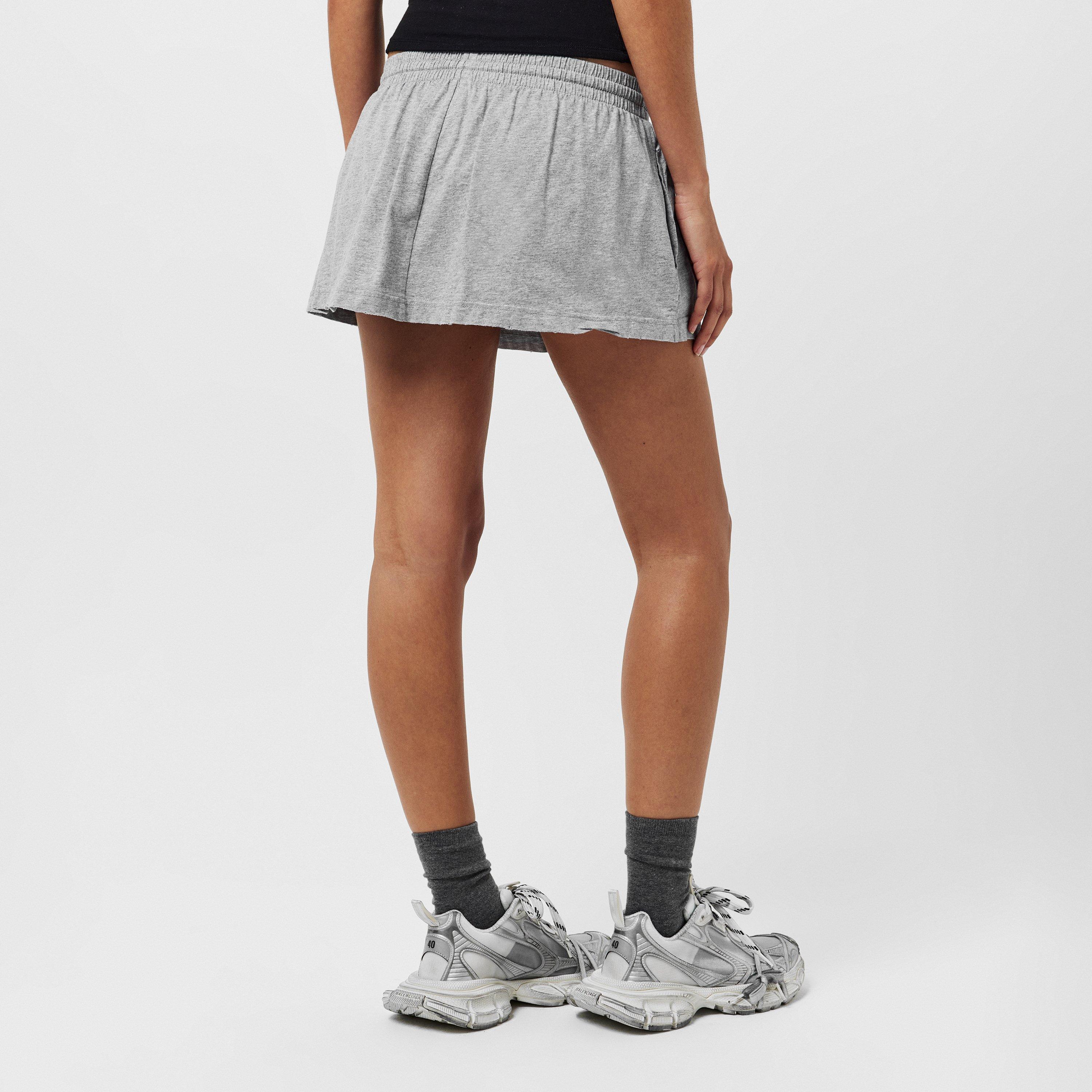 Heather Grey - Balenciaga - Women's Mini Skirt - 4