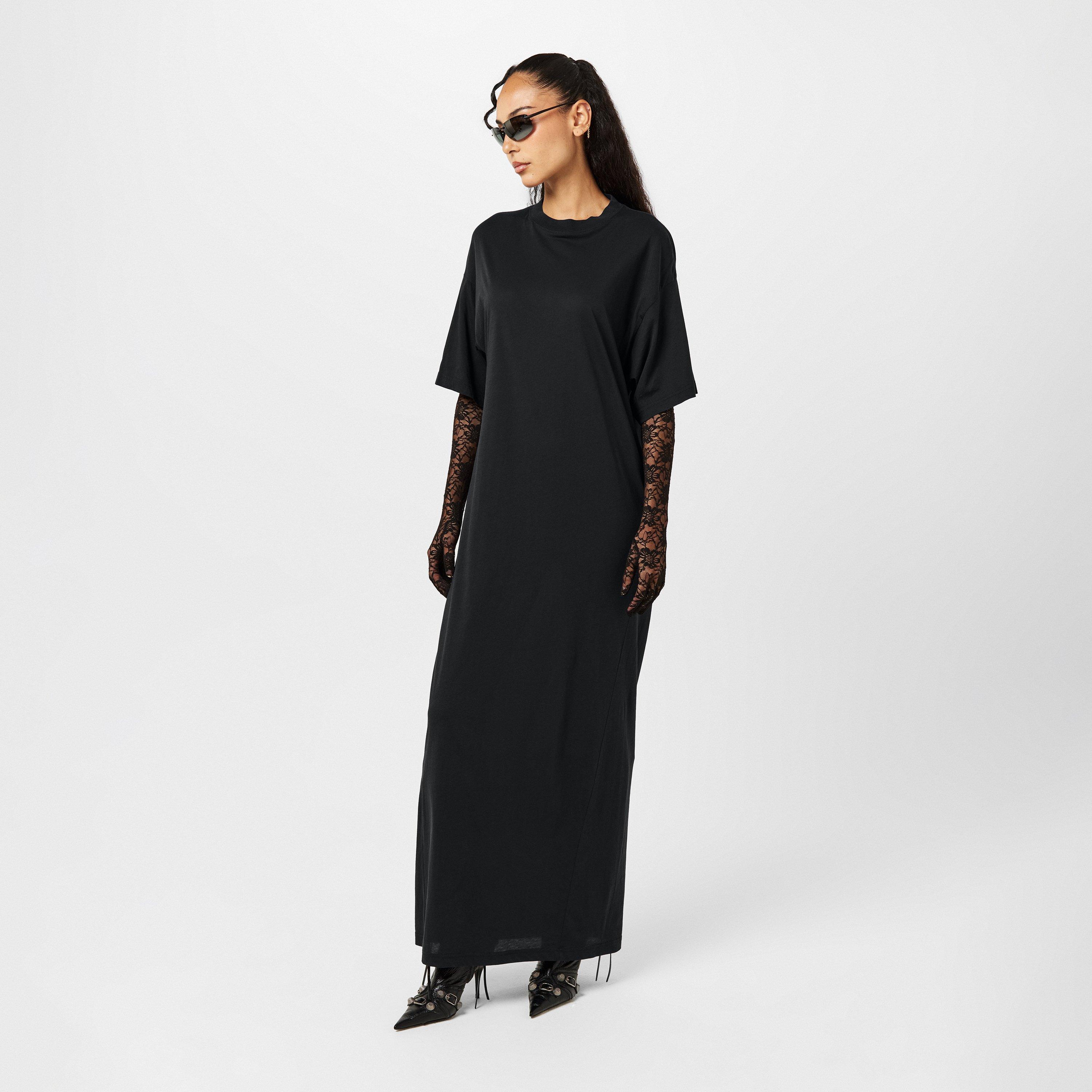 Faded Black - Balenciaga - Women's Bal Cocoon Maxi Dress - 6