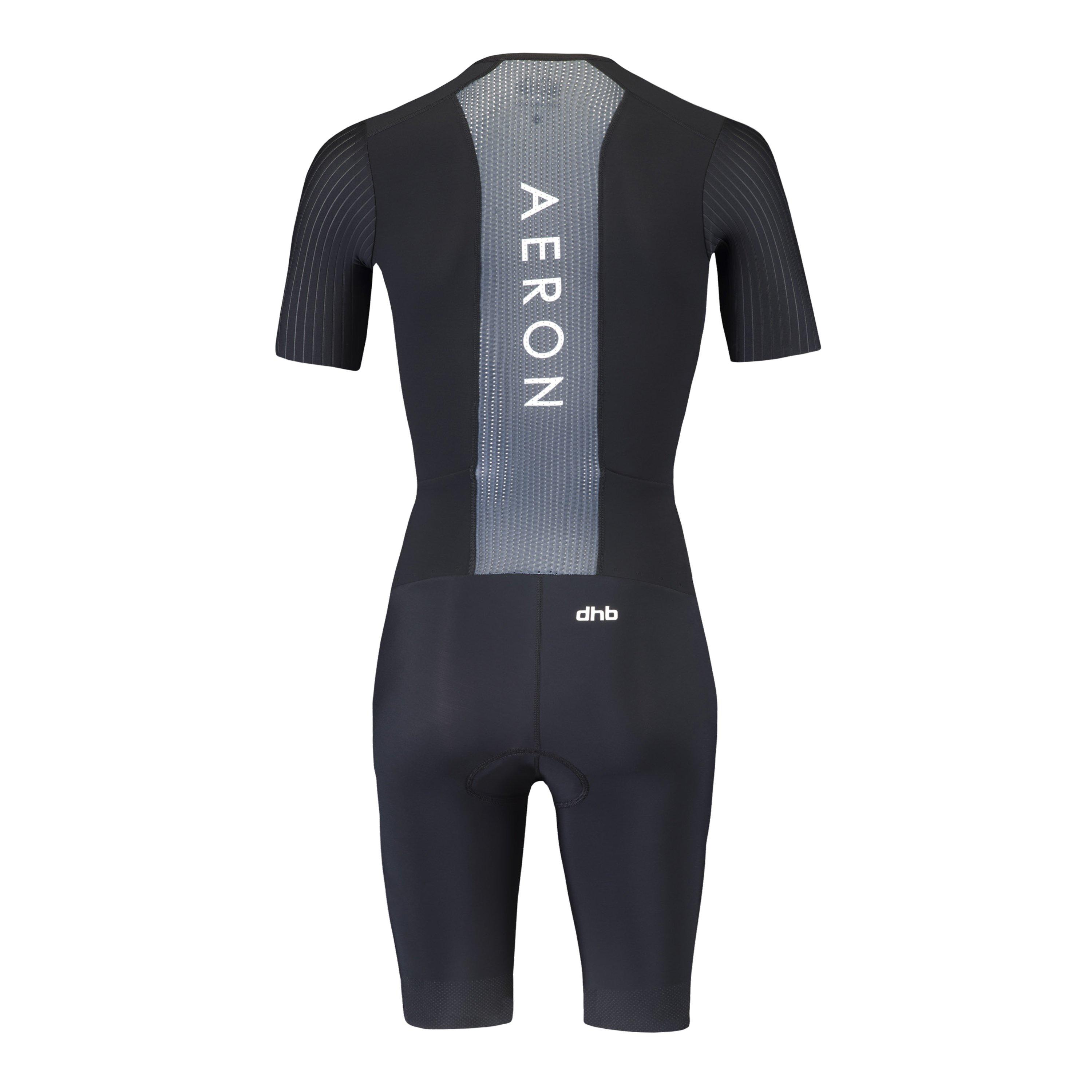 Zwart - Dhb - Mens Aeron Short Sleeve Triathlon Suit - 2