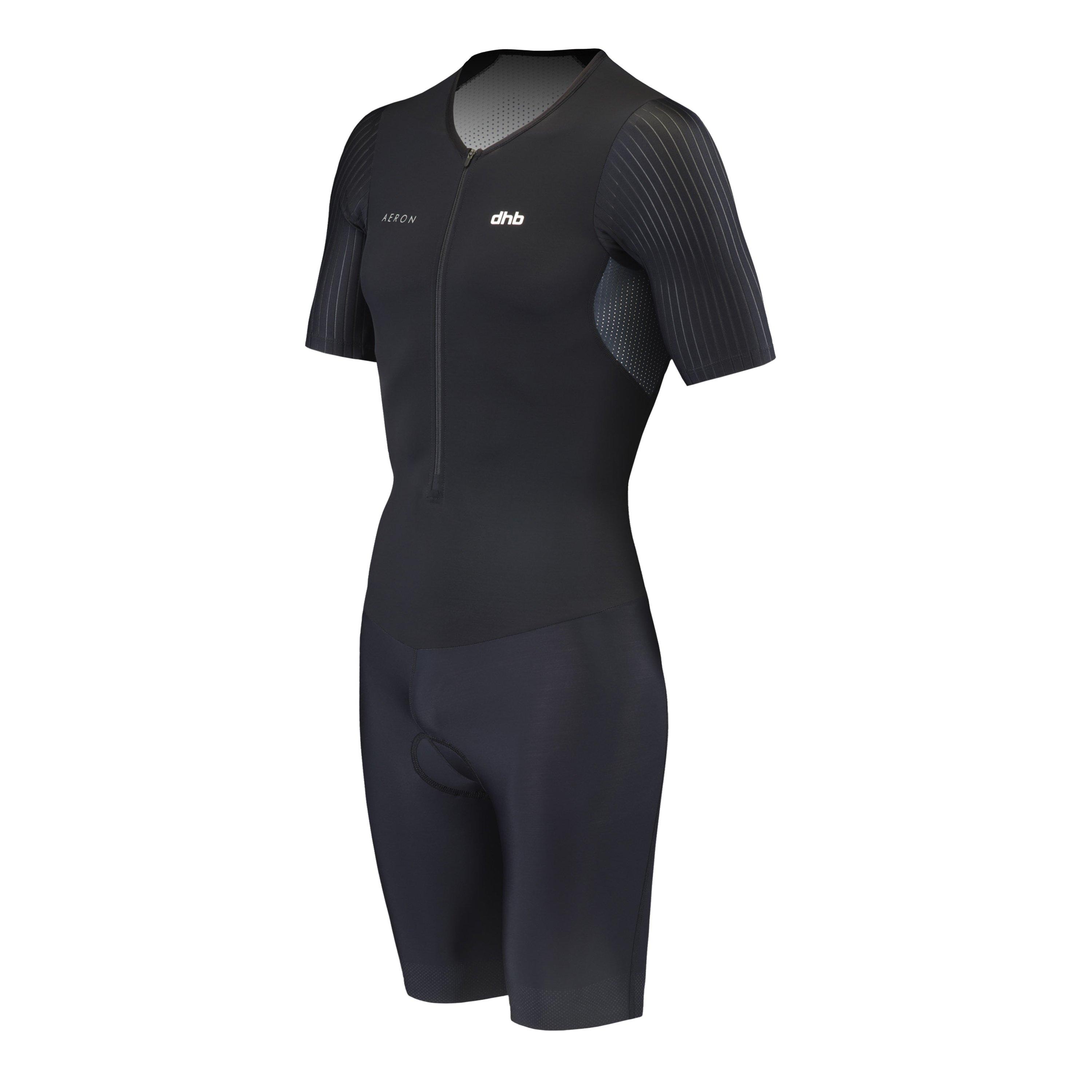 Zwart - Dhb - Mens Aeron Short Sleeve Triathlon Suit - 3