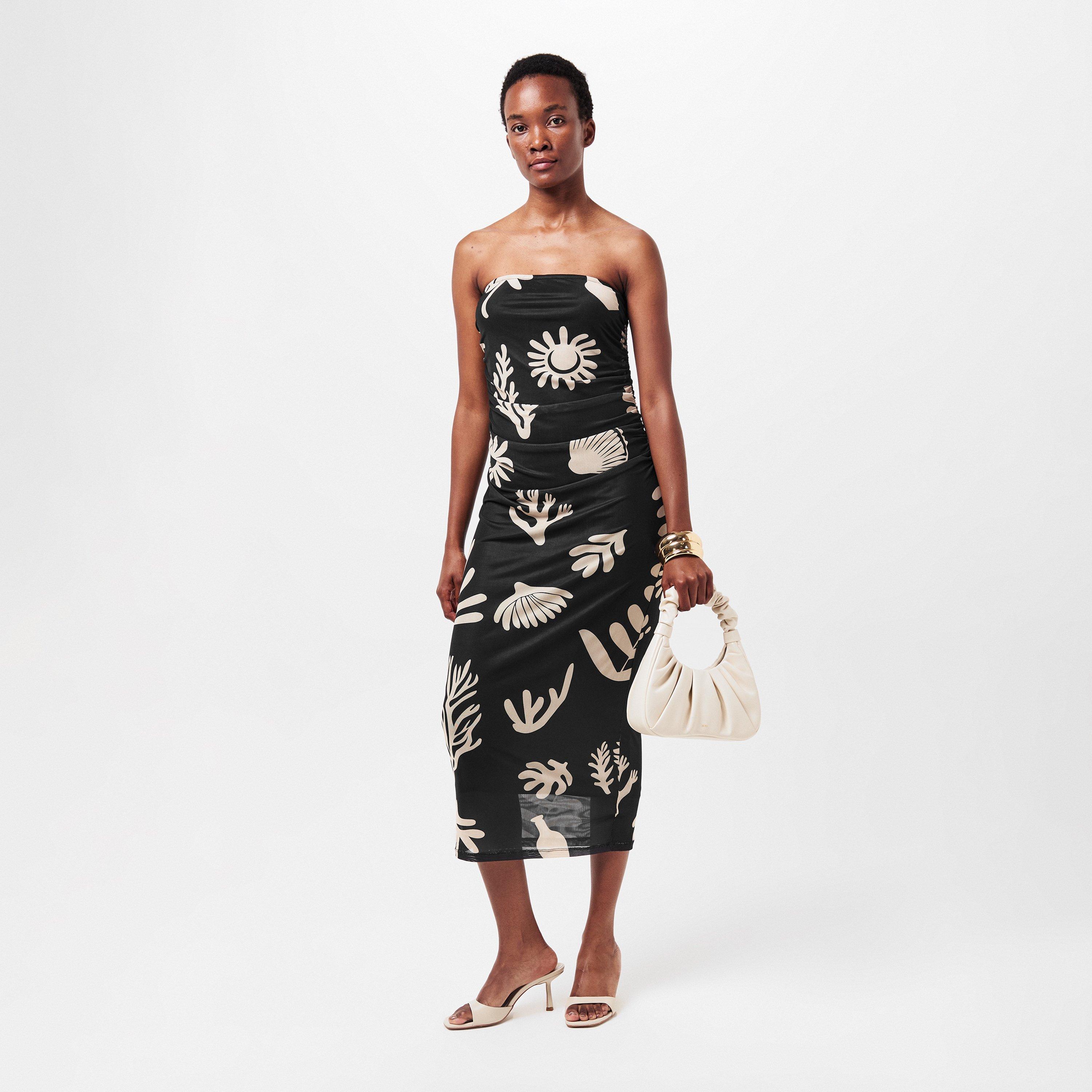 Abstract Coral - Edited - Edited Wilia Dress - 6