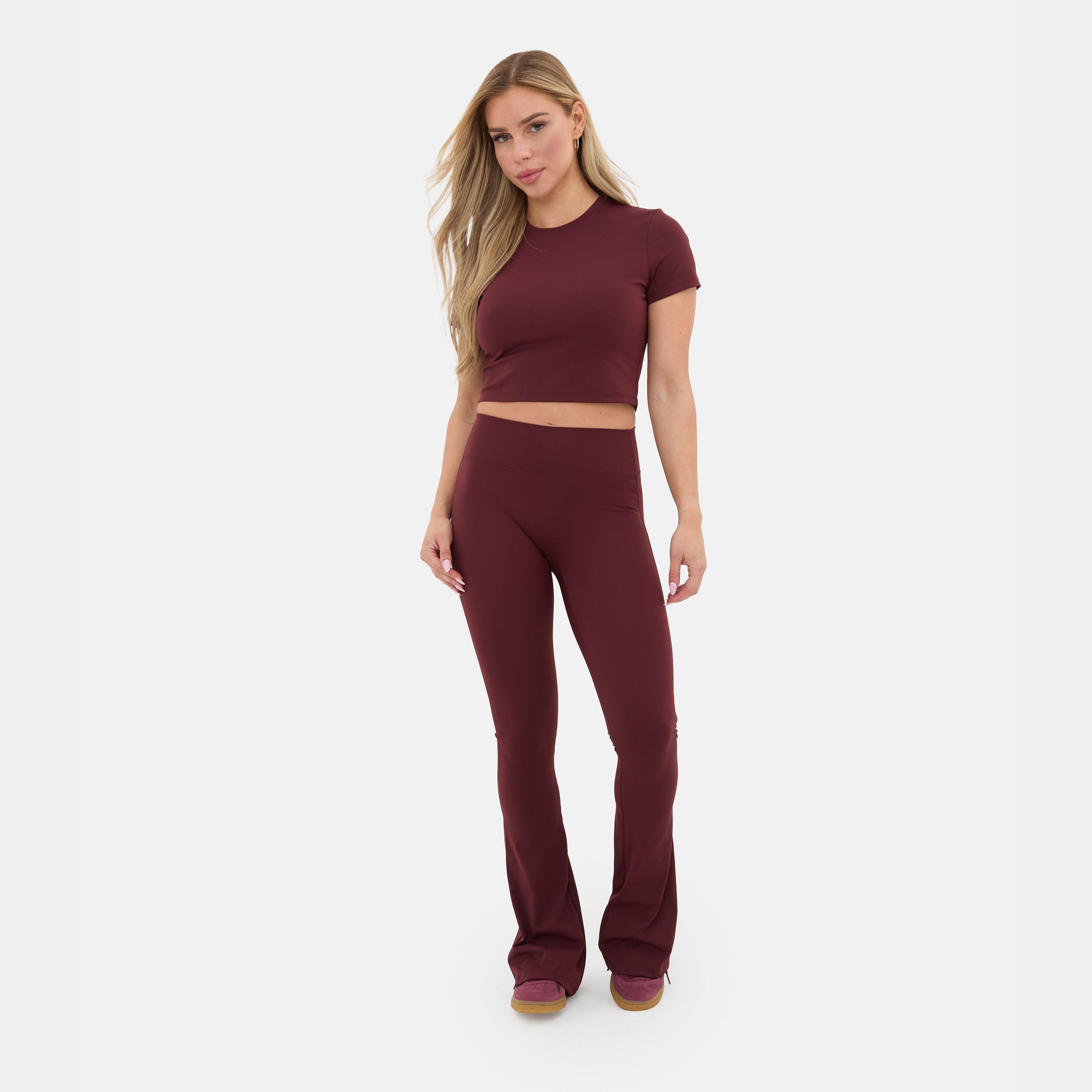 Bourgondië - I Saw It First - Short Sleeve Crop Top - 4